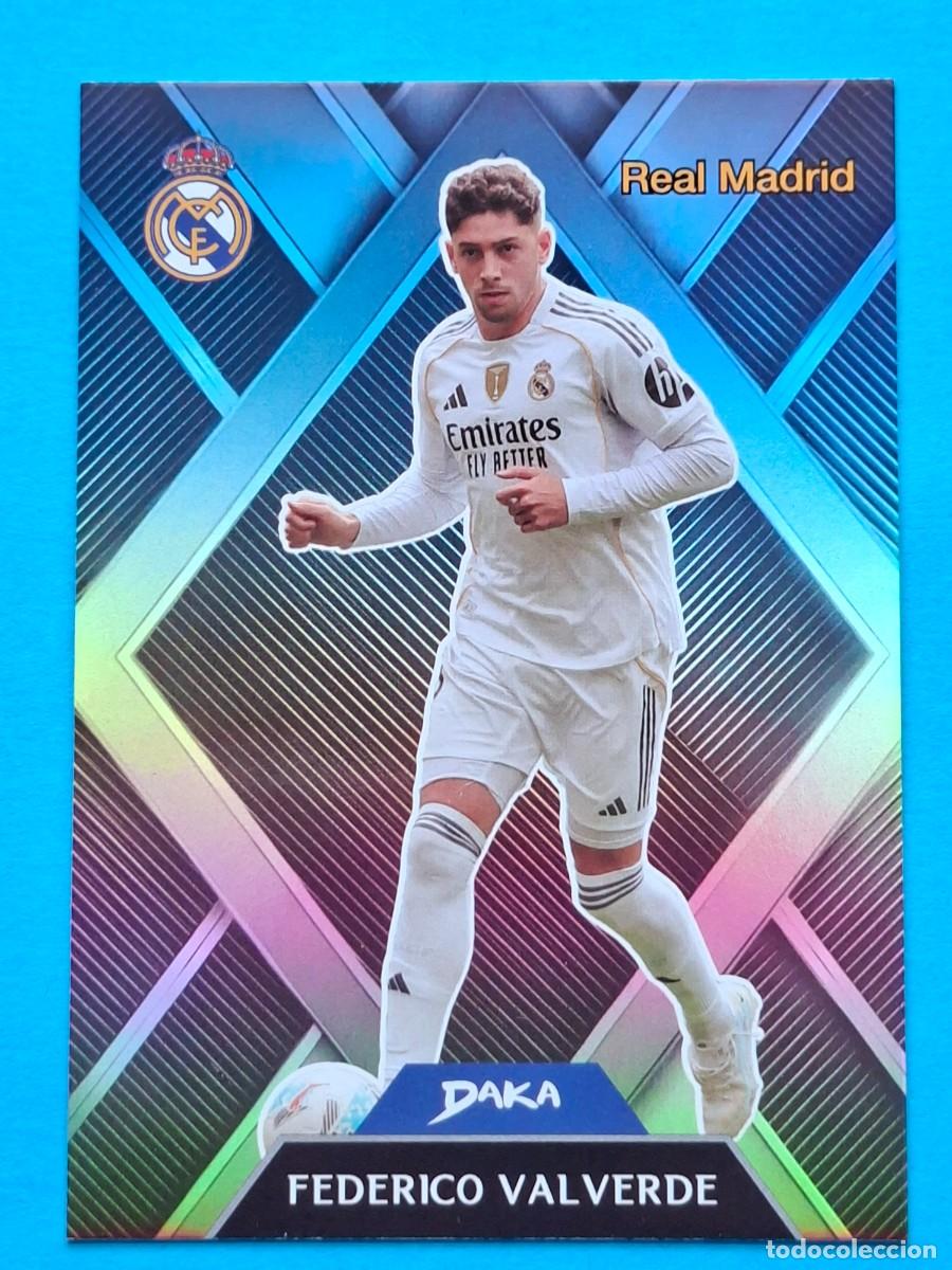 Cromos de F&uacute;tbol: Sharp Rhombus Parallel /299 Silver #SR-9 FEDERICO VALVERDE - Daka REAL MADRID 2025-26 Audience 2
