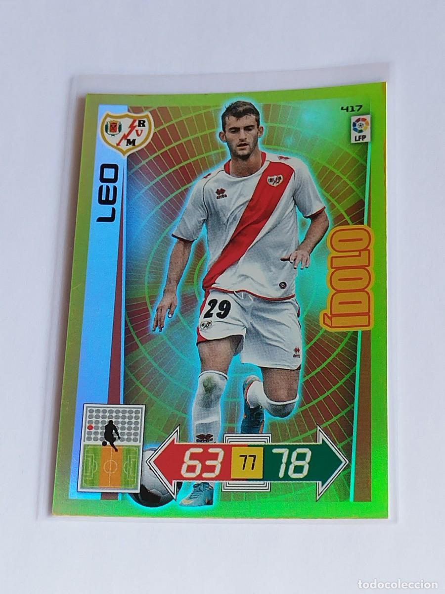 Cromos de F&uacute;tbol: LEO &Iacute;DOLO #417 RAYO VALLECANO - ADRENALYN XL LA LIGA BBVA 2012 2013 - PANINI 12 13