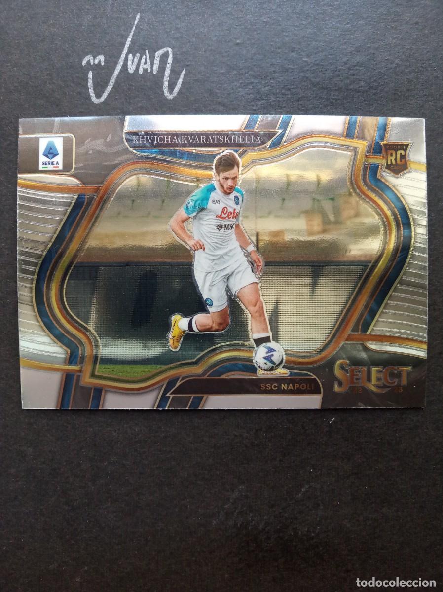 Cromos de F&uacute;tbol: N&ordm; 243 ROOKIE KVARATSKHELIA NAPOLI GEORGIA ⚽ PANINI &reg; SELECT SERIE A CALCIO 2022 2023 22 23 NUEVO