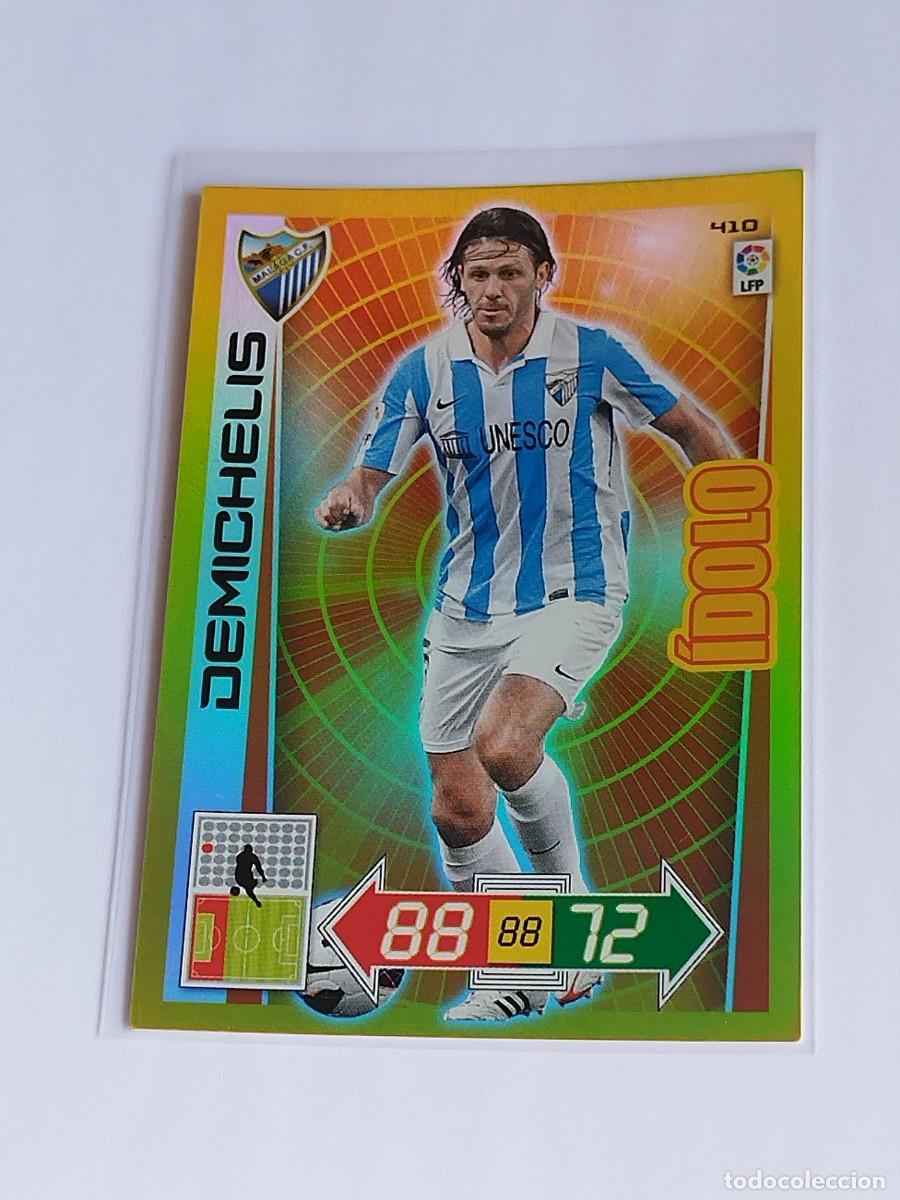Cromos de F&uacute;tbol: DEMICHELIS &Iacute;DOLO #410 M&Aacute;LAGA CF - ADRENALYN XL LA LIGA BBVA 2012 2013 - PANINI 12 13 CROMO