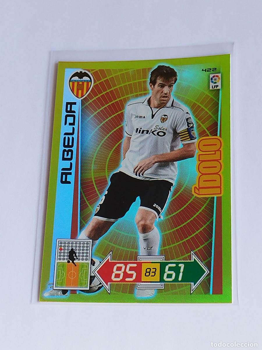 Cromos de F&uacute;tbol: ALBELDA &Iacute;DOLO #422 VALENCIA CF - ADRENALYN XL LA LIGA BBVA 2012 2013 - PANINI 12 13 CROMO