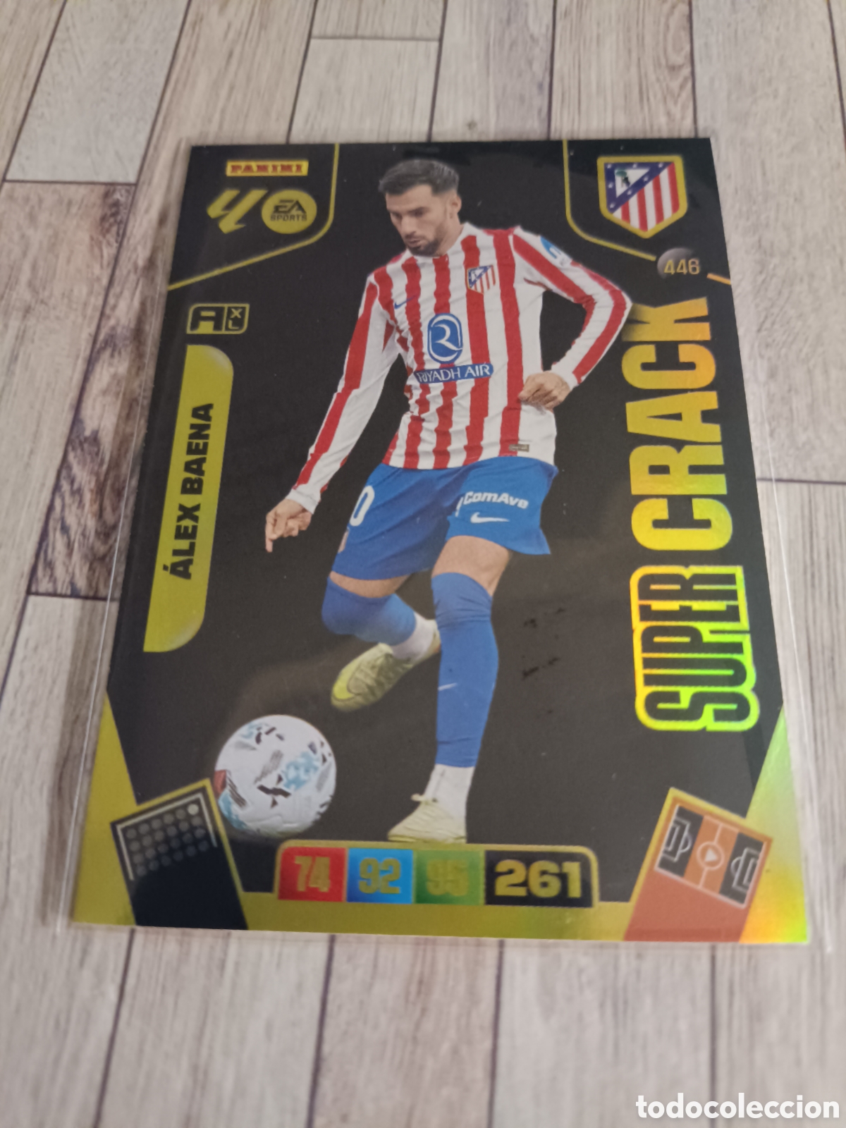 Cromos de F&uacute;tbol: 446 BAENA SUPER CRACK ATL&Eacute;TICO DE MADRID ADRENALYN XL LIGA 2025 2026 PANINI 25 26
