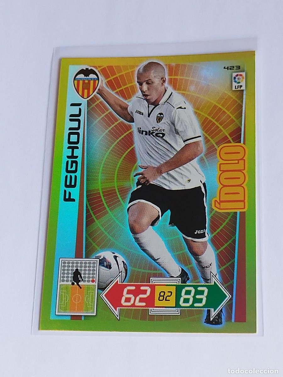 Figurine di Calcio: FEGHOULI &Iacute;DOLO #423 VALENCIA CF - ADRENALYN XL LA LIGA BBVA 2012 2013 - PANINI 12 13 CROMO