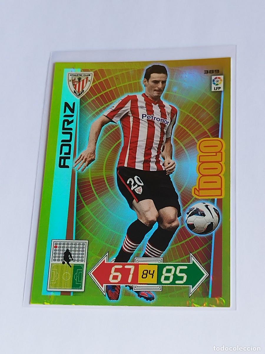 Figurine di Calcio: ADURIZ &Iacute;DOLO #389 ATHLETIC CLUB - ADRENALYN XL LA LIGA BBVA 2012 2013 - PANINI 12 13 CROMO