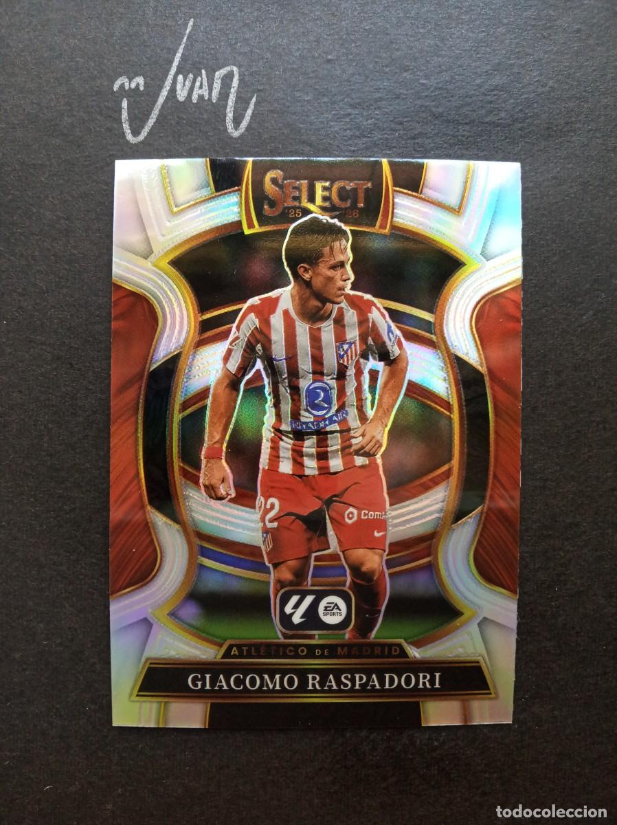 Cromos de F&uacute;tbol: N&ordm; 13 SILVER PRIZM RASPADORI ATLETICO MADRID ITALIA ⚽ PANINI &reg; SELECT LIGA 2025 2026 25 26 NUEVO