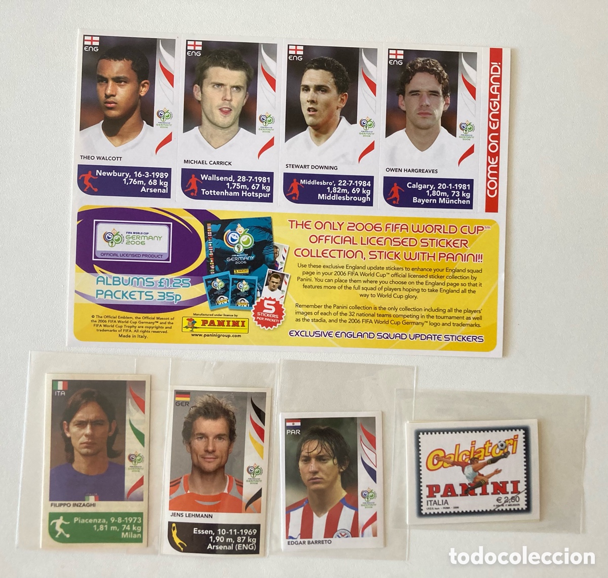 Cromos de F&uacute;tbol: Actualizacion update set mundial Germany 2006-Alemania 2006-Panini