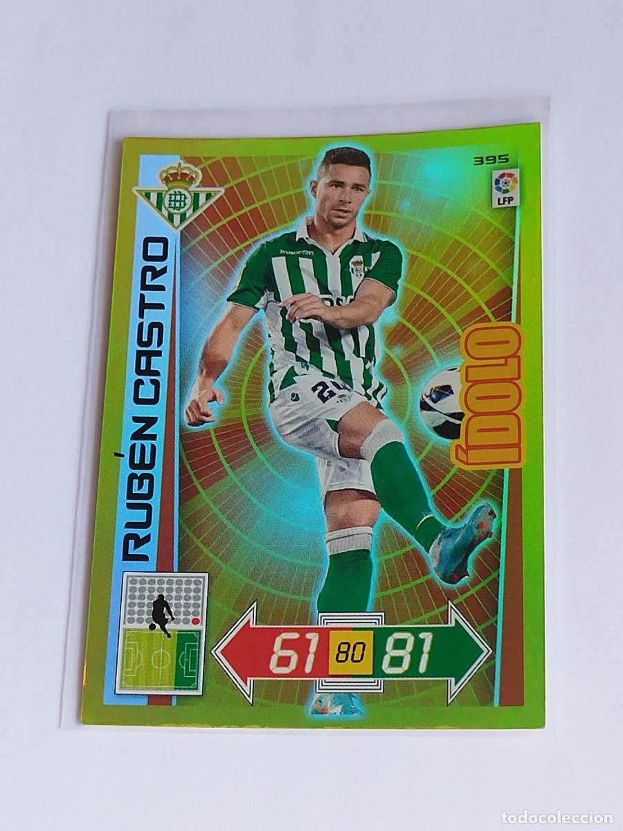 Cromos de F&uacute;tbol: RUB&Eacute;N CASTRO &Iacute;DOLO #395 REAL BETIS - ADRENALYN XL LA LIGA BBVA 2012 2013 - PANINI 12 13 CROMO