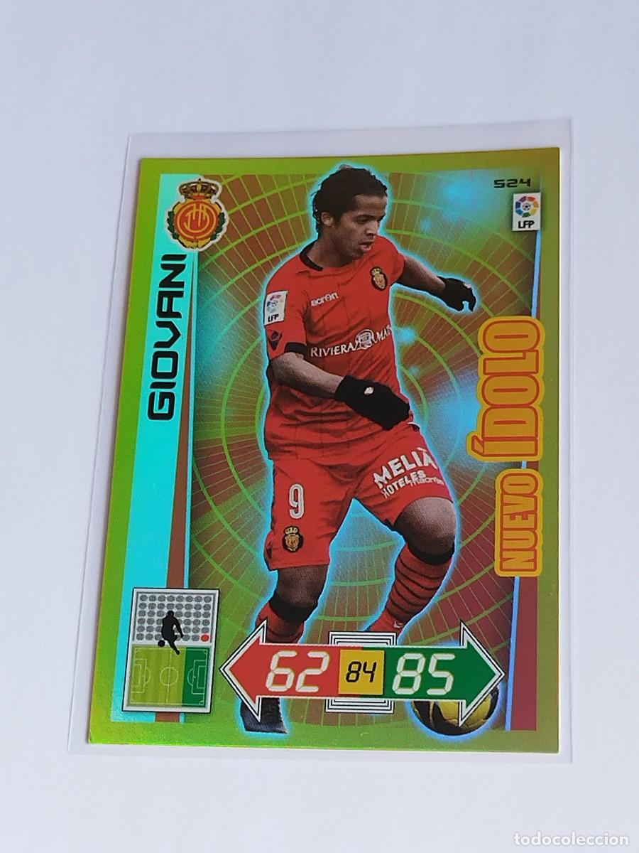 Cromos de F&uacute;tbol: GIOVANI NUEVO &Iacute;DOLO #524 RCD MALLORCA - ADRENALYN XL LA LIGA BBVA 2012 2013 - PANINI 12 13 CROMO