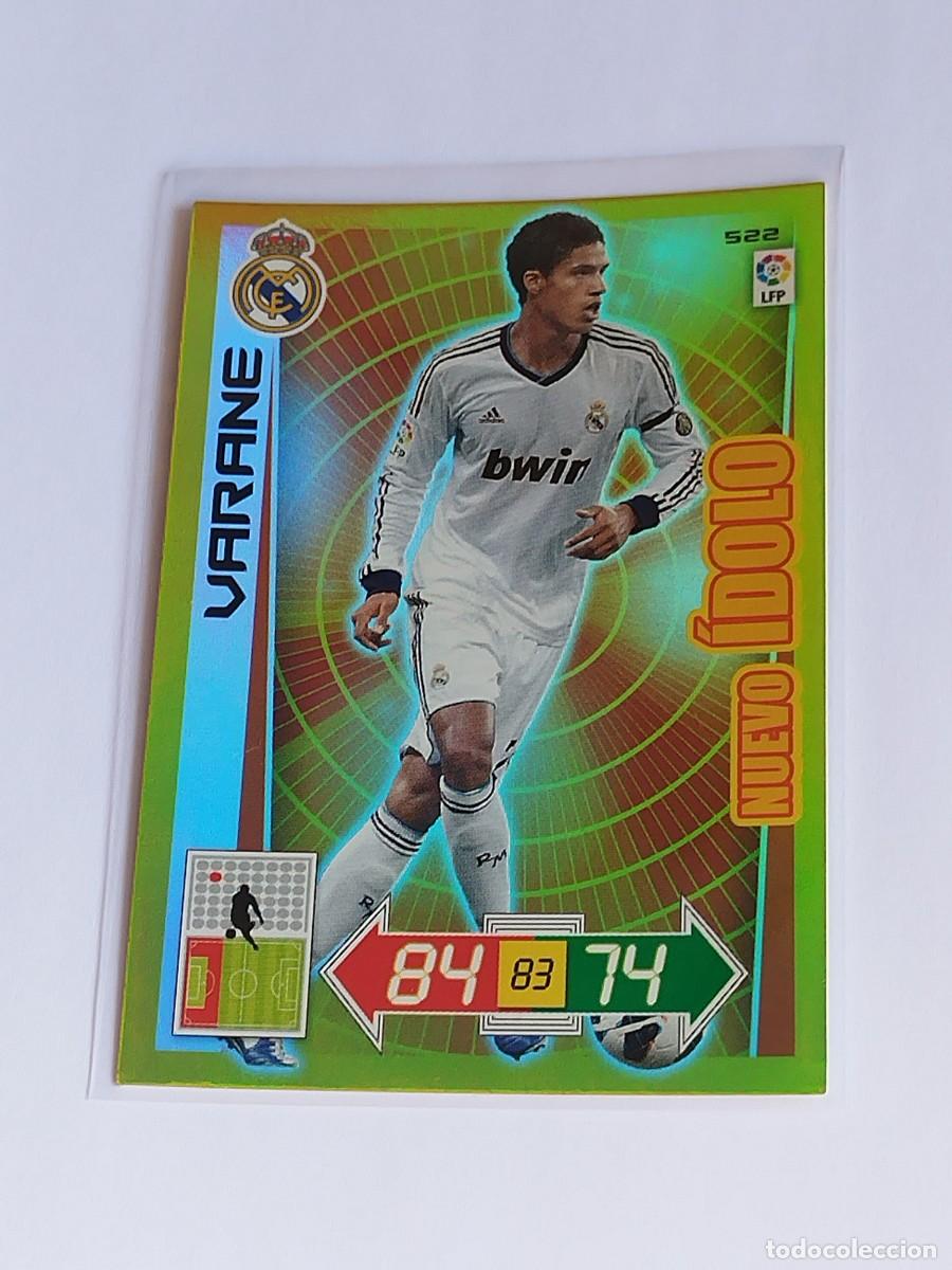 Cromos de F&uacute;tbol: VARANE NUEVO &Iacute;DOLO #522 REAL MADRID - ADRENALYN XL LA LIGA BBVA 2012 2013 - PANINI 12 13 CROMO