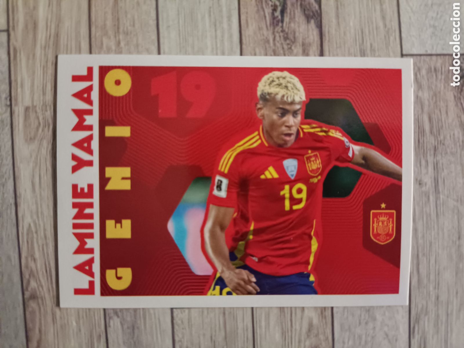 Cromos de F&uacute;tbol: 71 LAMINE YAMAL GENIO SELECCION ESPA&Ntilde;OLA ESPA&Ntilde;A MUNDIAL CARREFOUR 26 PANINI 2026