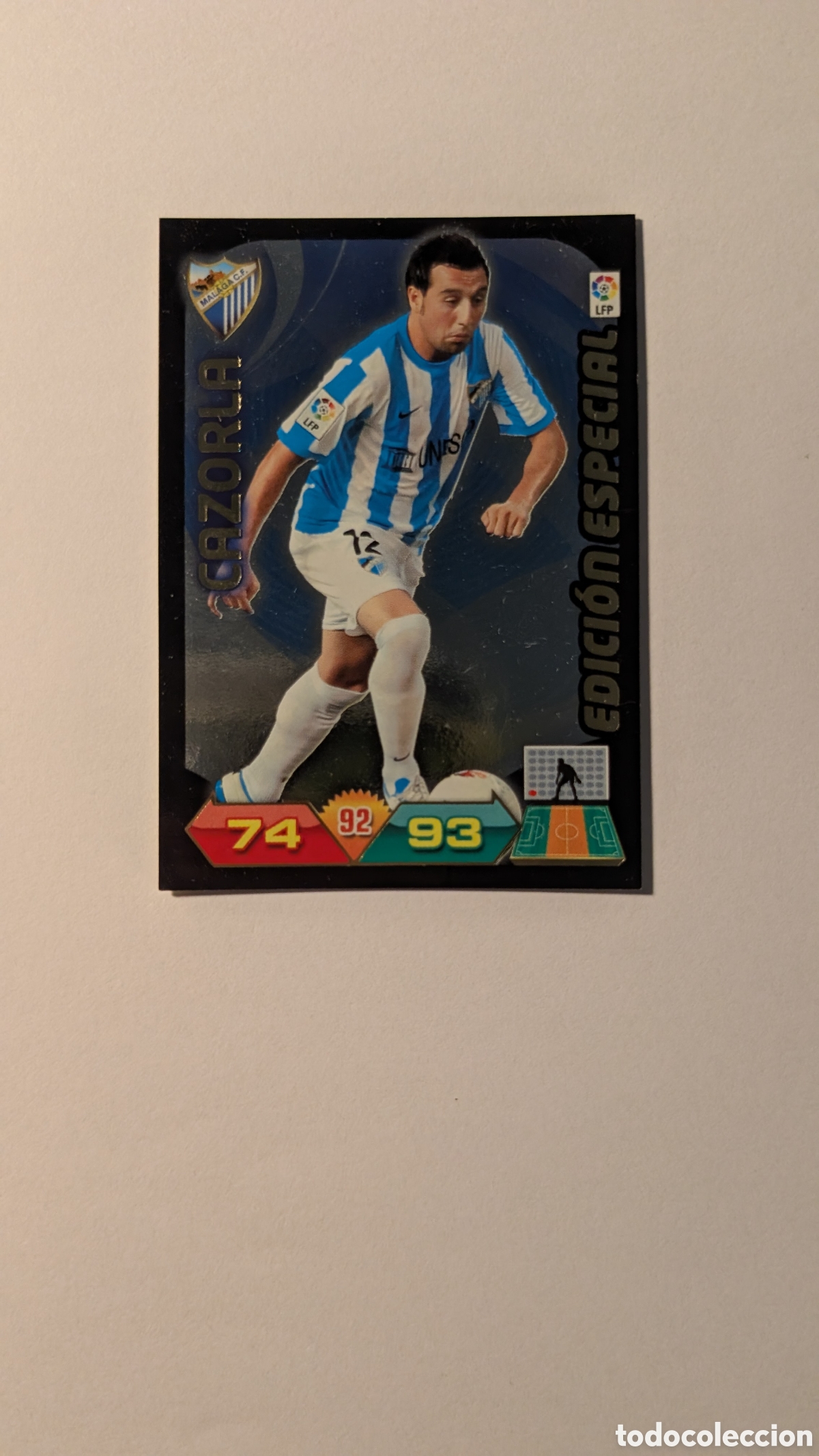 Cromos de F&uacute;tbol: CAZORLA MALAGA EDICION ESPECIAL ADRENALYN XL LIGA 2011/12 11 12 PANINI
