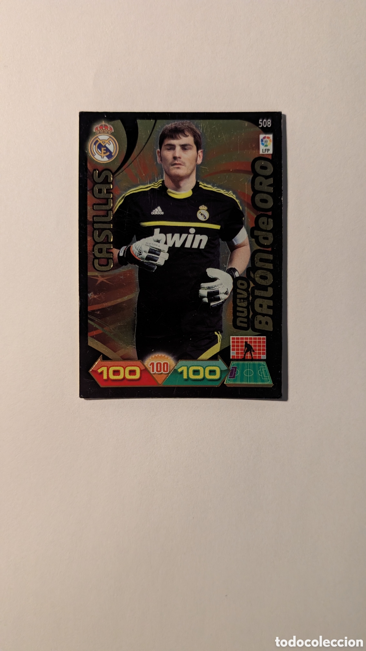 Figurine di Calcio: CASILLAS 508 NUEVO BALON DE ORO ADRENALYN XL LIGA 2011/12 11 12 PANINI