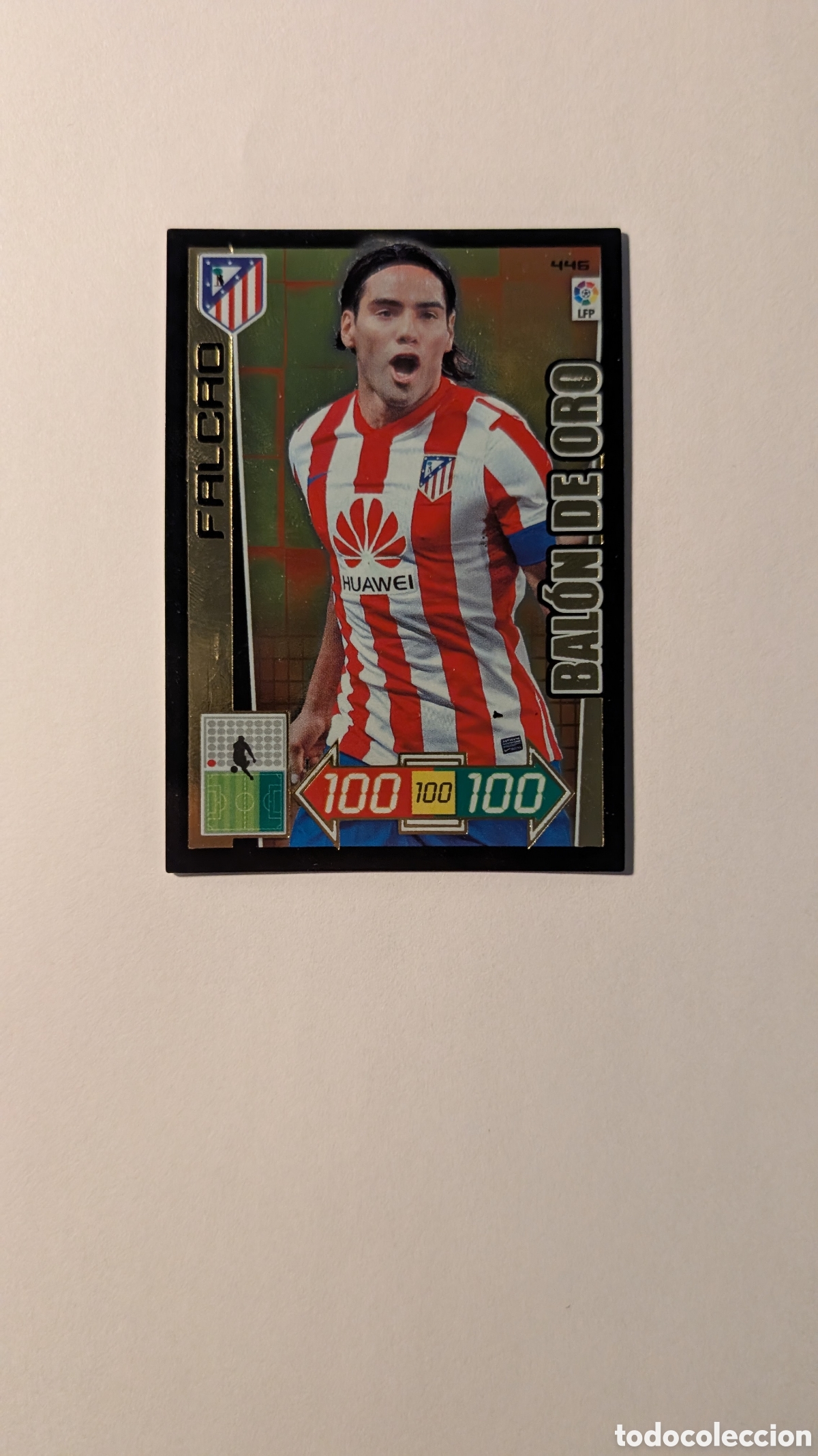 Cromos de F&uacute;tbol: FALCAO ATLETICO MADRID 460 BALON DE ORO ADRENALYN XL LIGA 2012/13 12 13 PANINI