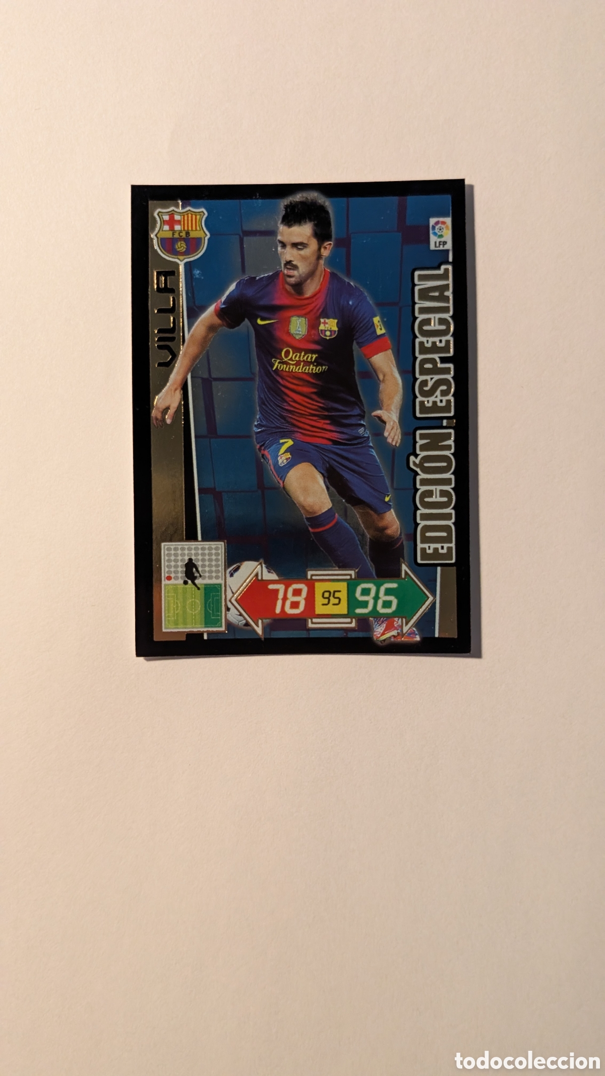 Figurine di Calcio: VILLA BARCELONA EDICION ESPECIAL ADRENALYN XL LIGA 2012/13 12 13 PANINI
