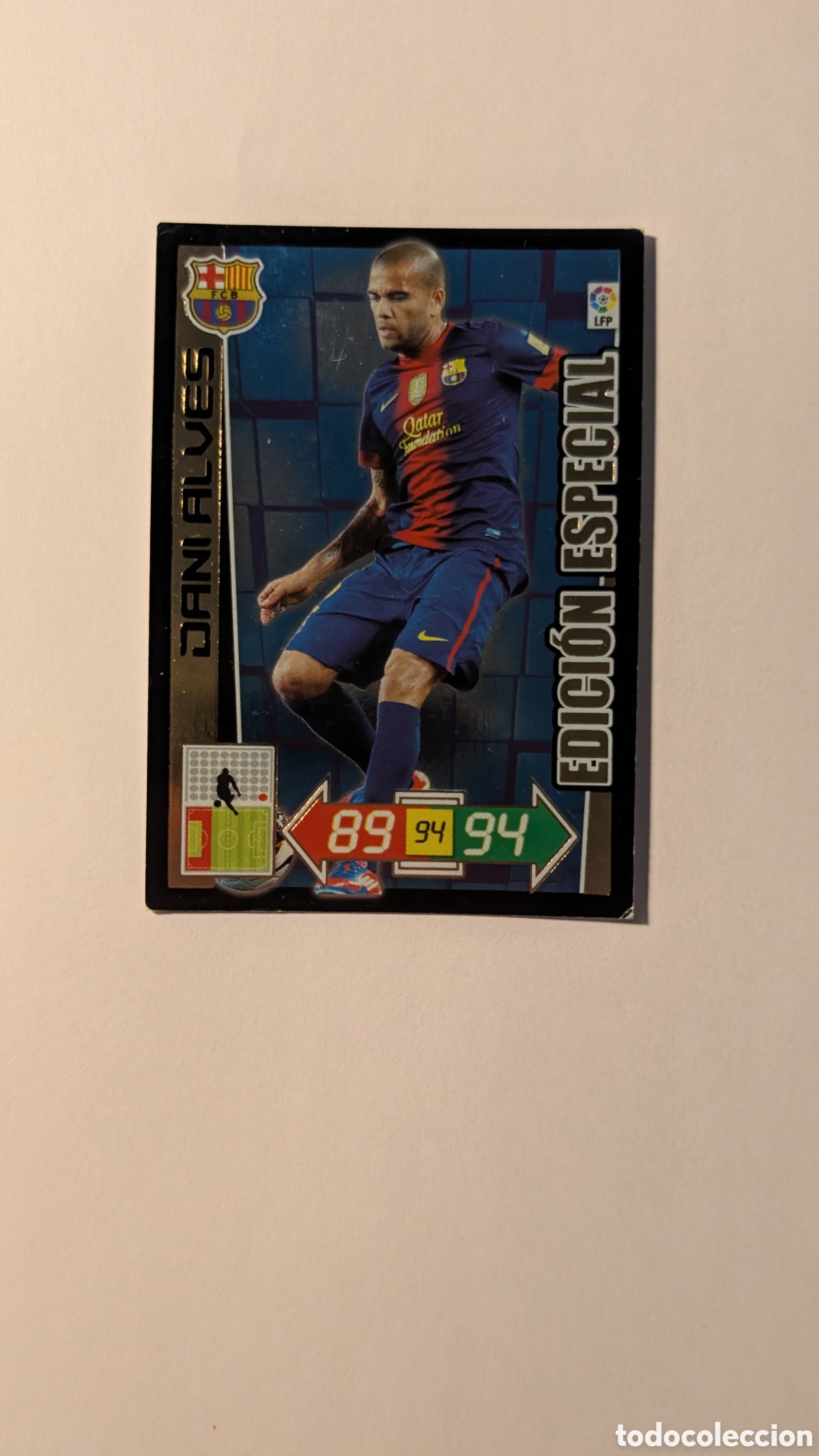 Figurine di Calcio: DANI ALVES BARCELONA EDICION ESPECIAL ADRENALYN XL LIGA 2012/13 12 13 PANINI