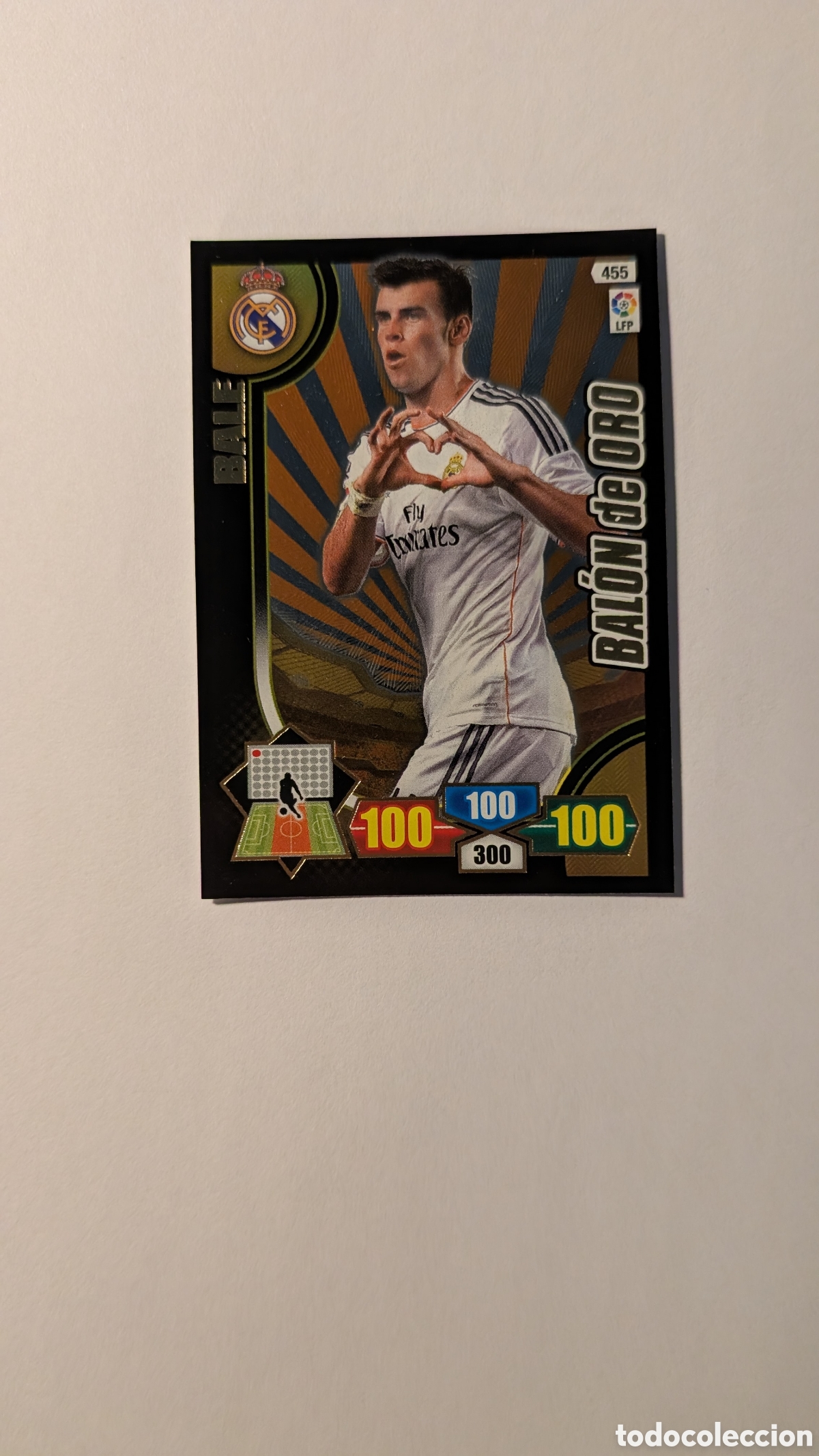 Figurine di Calcio: BALE REAL MADRID BALON DE ORO 455 ADRENALYN XL LIGA 2013/14 13 14 PANINI