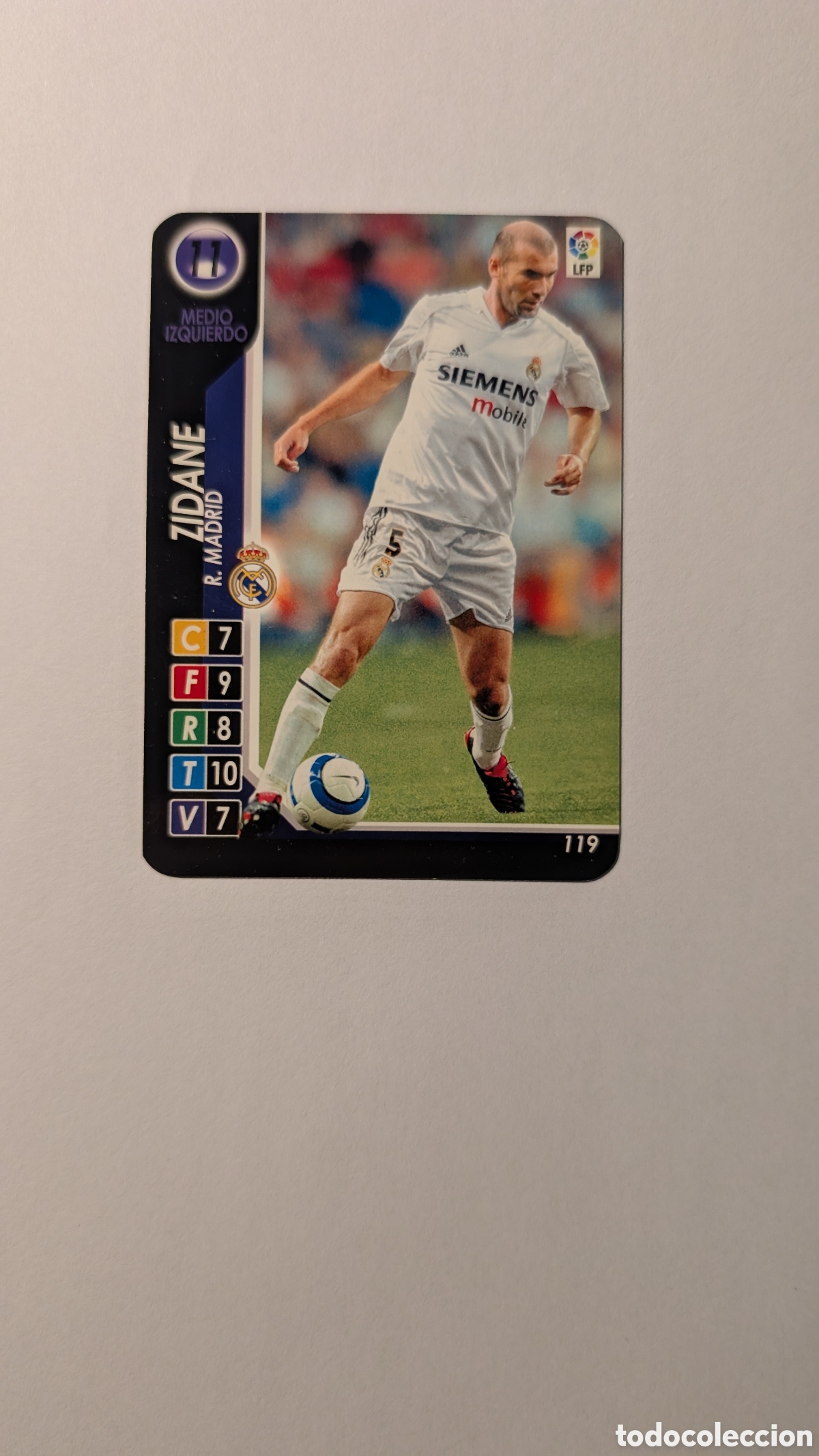 Figurine di Calcio: ZIDANE REAL MADRID DERBY TOTAL LIGA 2004/05 04 05 PANINI