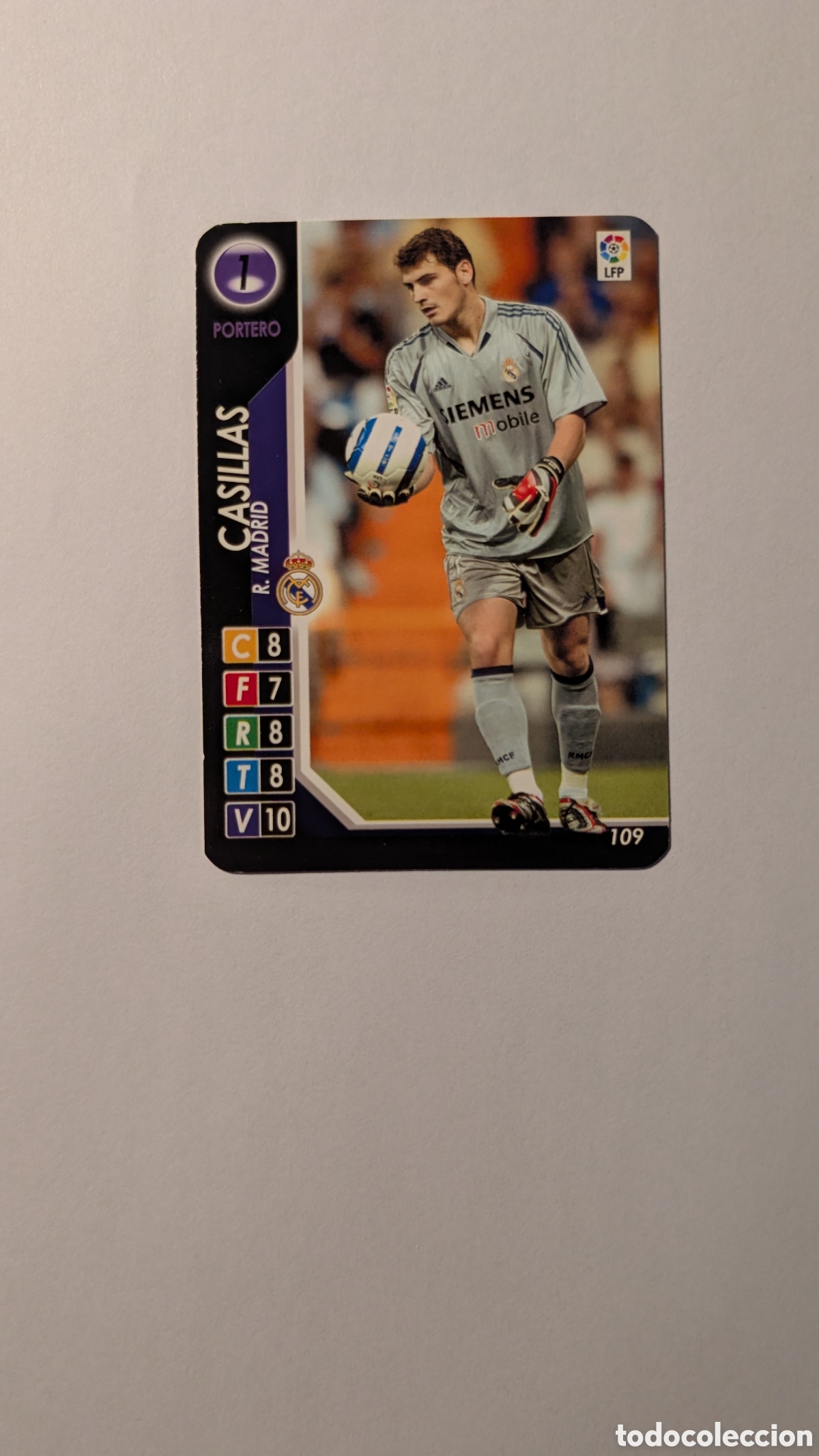 Figurine di Calcio: CASILLAS REAL MADRID DERBY TOTAL LIGA 2004/05 04 05 PANINI