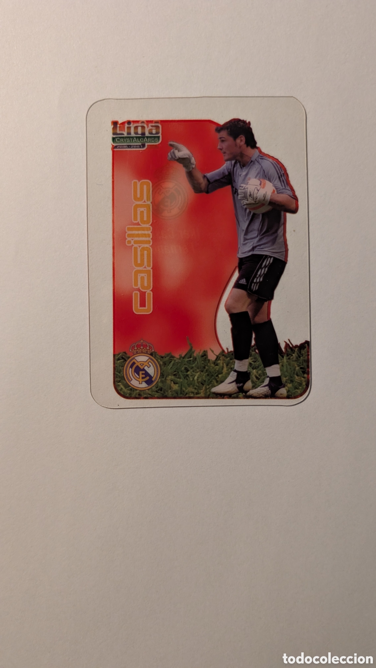 Cartes &agrave; collectionner de Football: CASILLAS REAL MADRID SUPERSTAR CRYSTAL CARDS LIGA 2006/07 06 07 EDICIONES ESTADIO