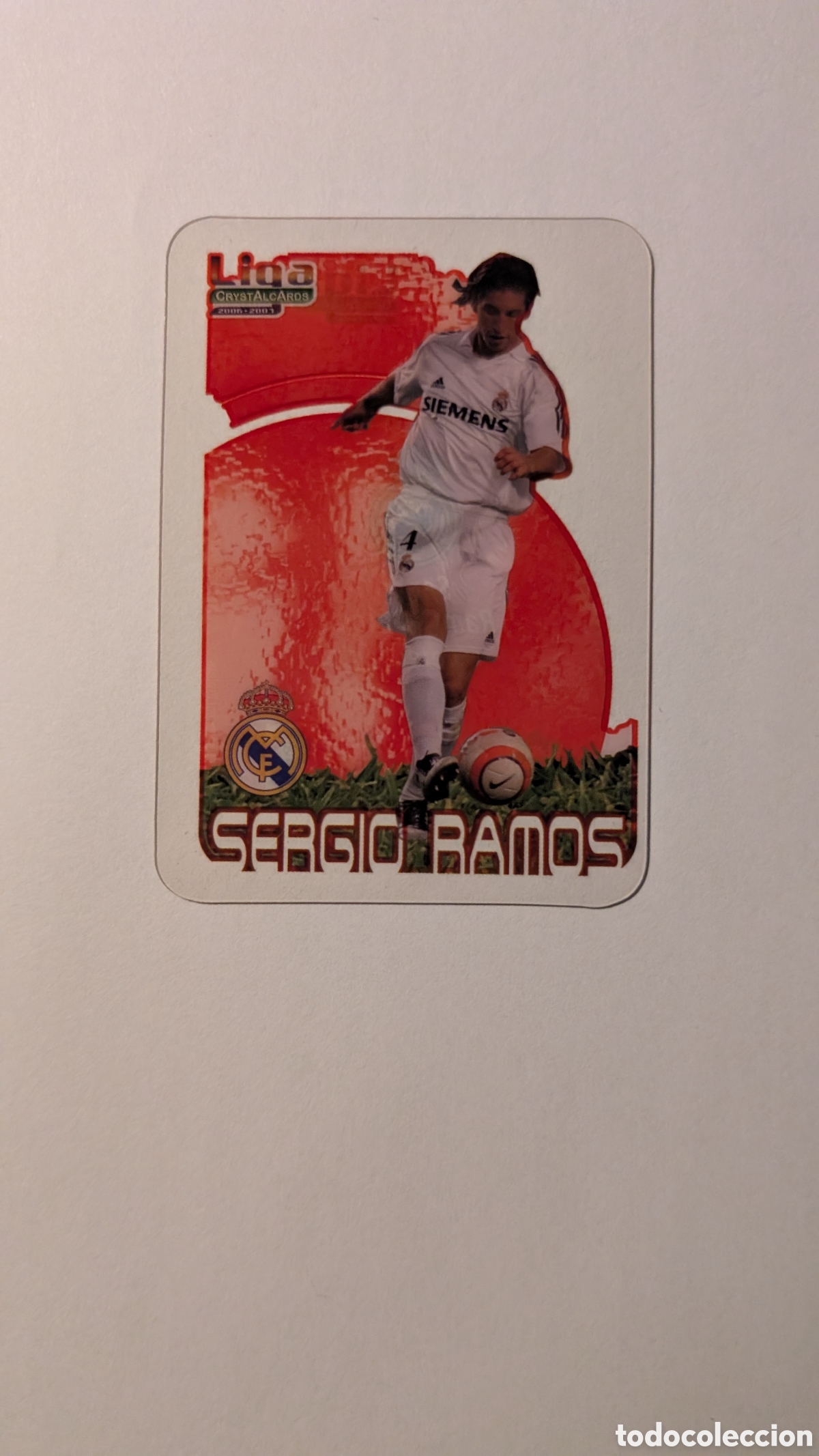 Cartes &agrave; collectionner de Football: SERGIO RAMOS REAL MADRID SUPERSTAR CRYSTAL CARDS LIGA 2006/07 06 07 EDICIONES ESTADIO