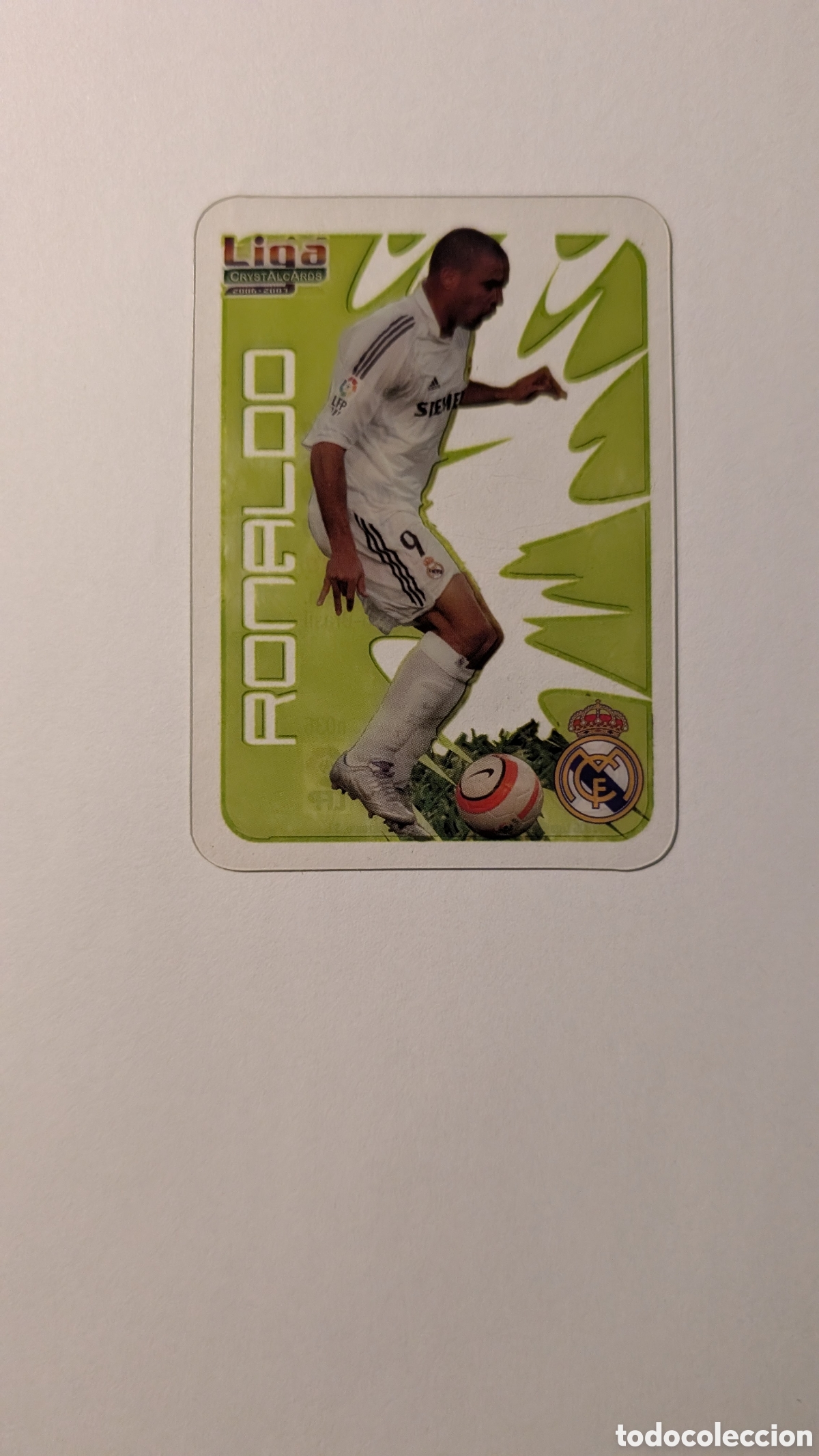Cromos de Futebol: RONALDO REAL MADRID 36 CRYSTAL CARDS LIGA 2006/07 06 07 EDICIONES ESTADIO