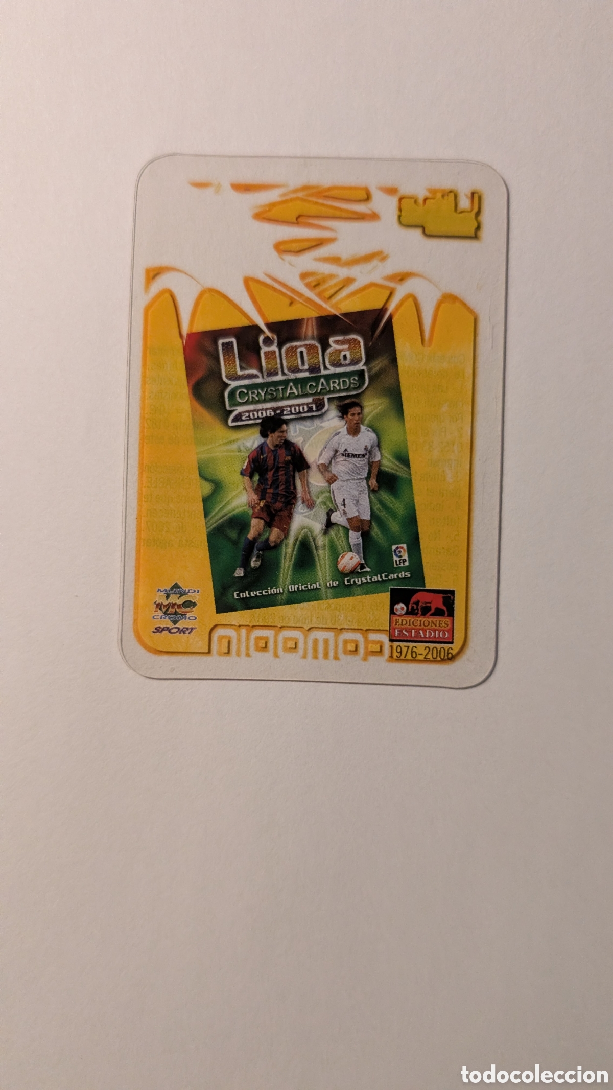 Cromos de Futebol: PORTADA MESSI RAMOS CRYSTAL CARDS LIGA 2006/07 06 07 EDICIONES ESTADIO