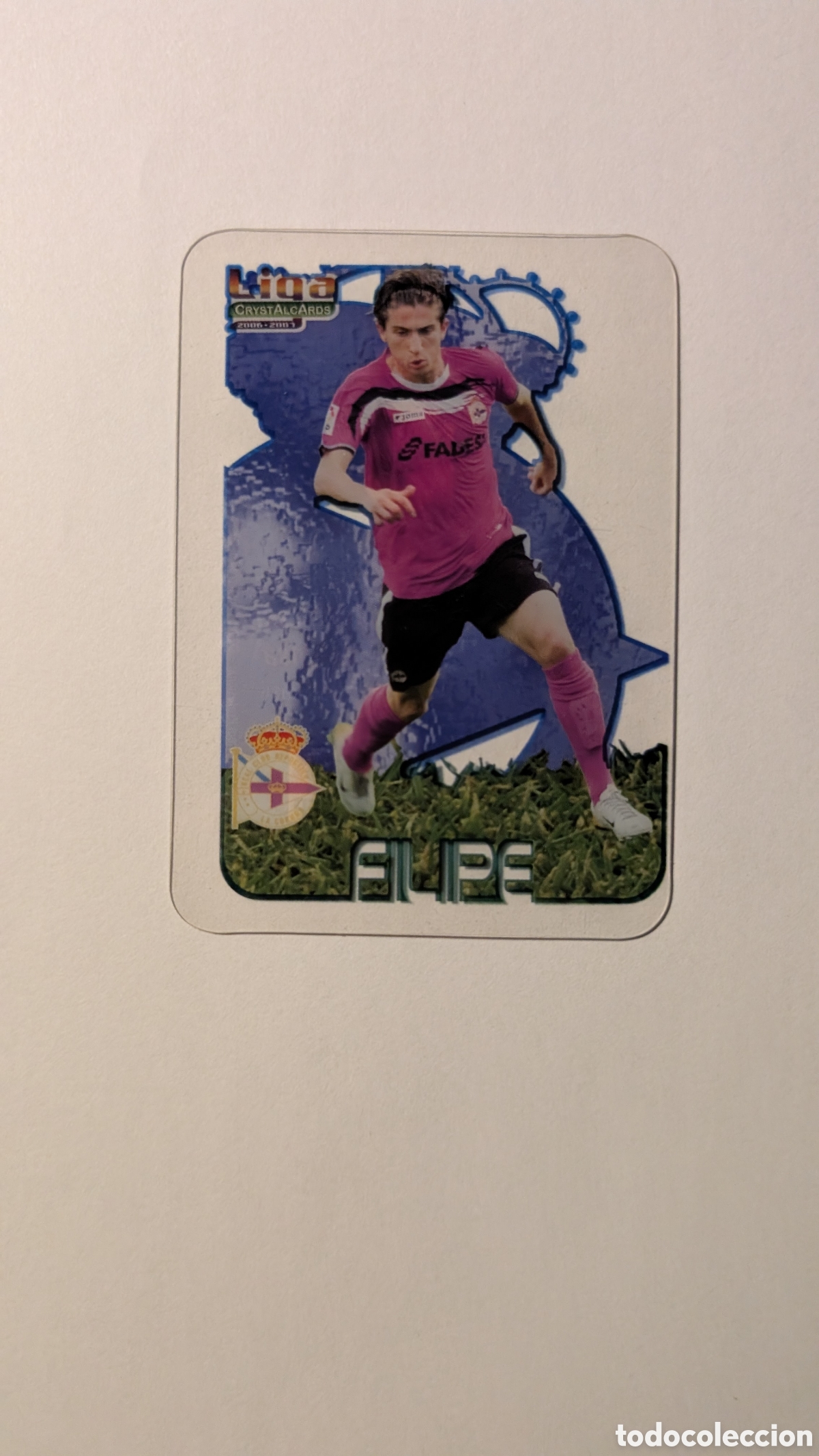 Cromos de Futebol: FILIPE DEPORTIVO 401 ULTIMA HORA CRYSTAL CARDS LIGA 2006/07 06 07 EDICIONES ESTADIO