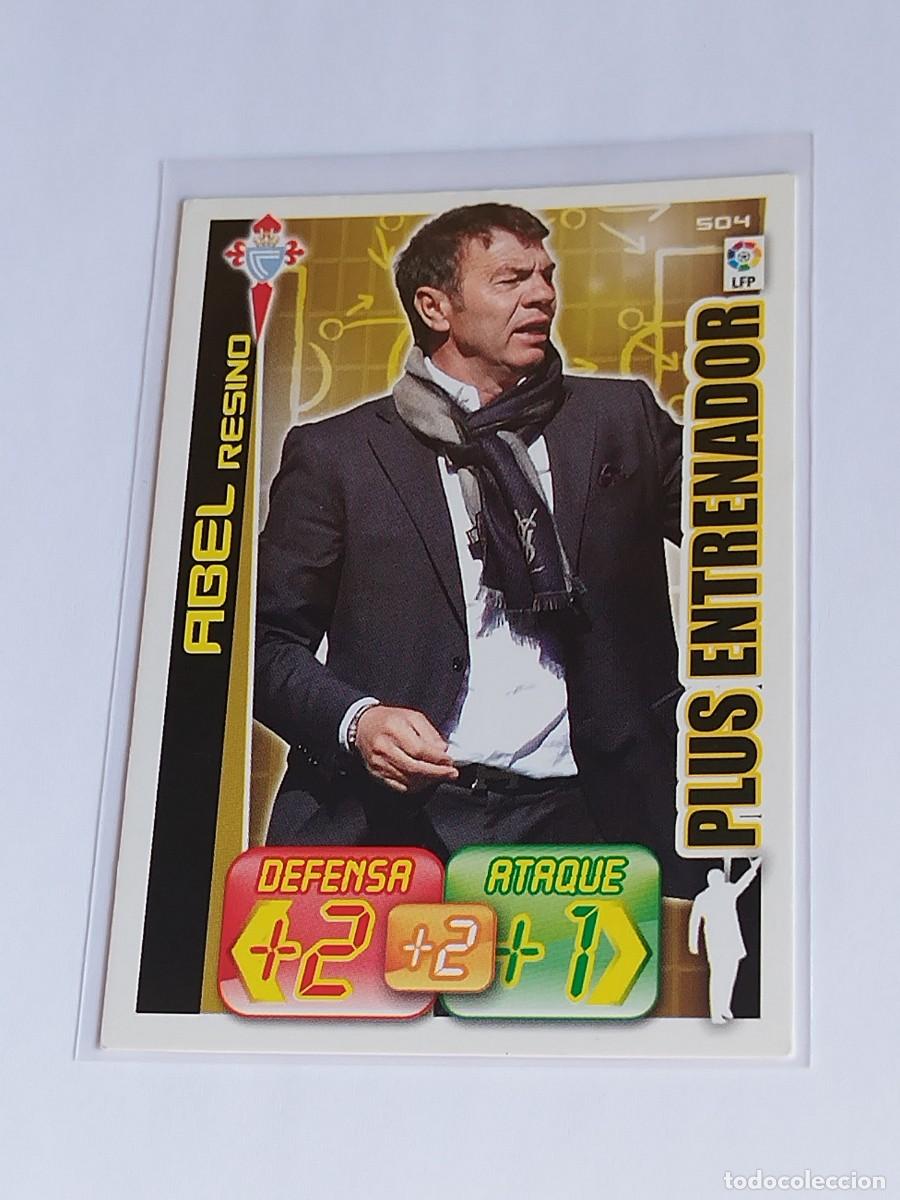 Cromos de F&uacute;tbol: ABEL RESINO PLUS ENTRENADOR #504 RC CELTA VIGO - ADRENALYN XL LA LIGA BBVA 2012 2013 - PANINI 12 13
