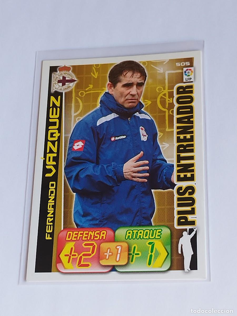 Cromos de F&uacute;tbol: FERNANDO V&Aacute;ZQUEZ PLUS ENTRENADOR #505 RC DEPORTIVO ADRENALYN XL LA LIGA BBVA 2012 2013 PANINI 12 13
