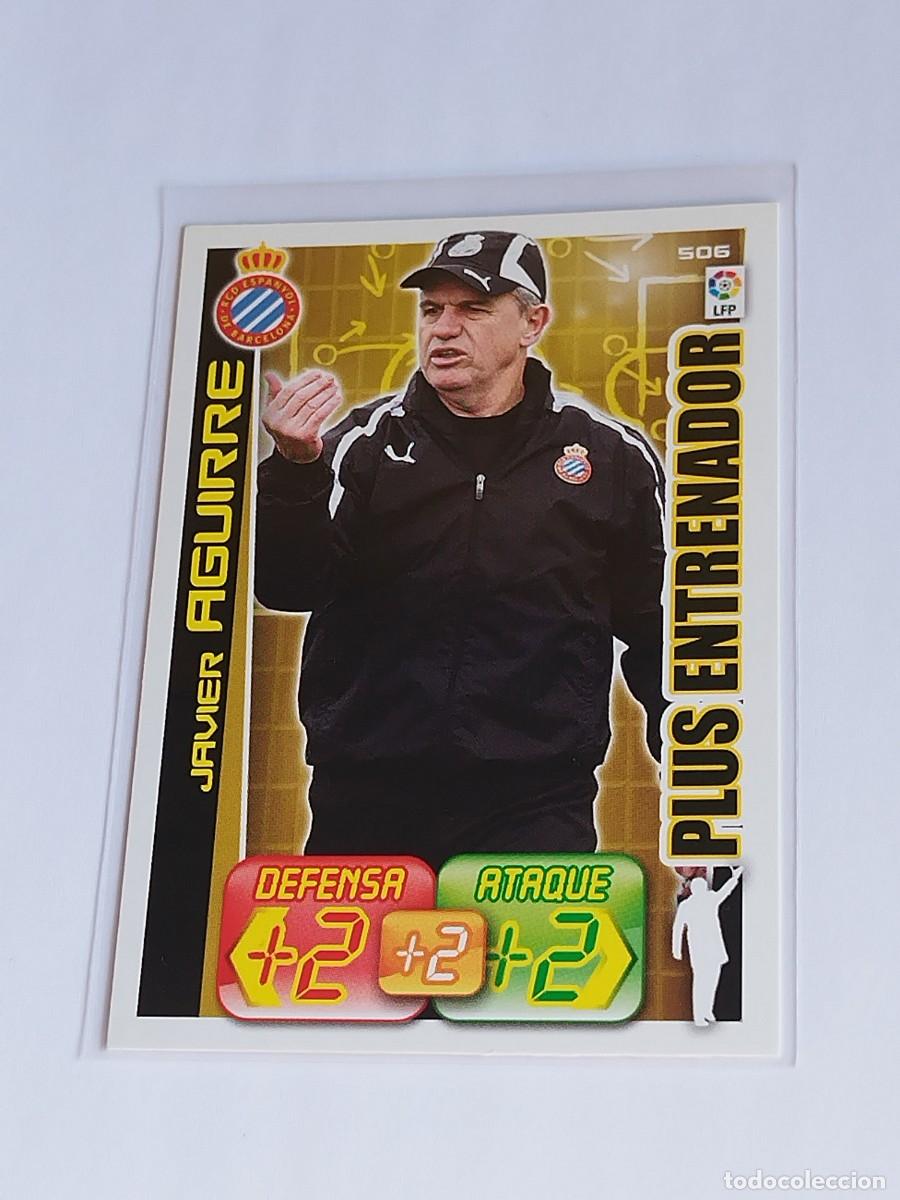 Cromos de F&uacute;tbol: JAVIER AGUIRRE PLUS ENTRENADOR #506 RCD ESPANYOL - ADRENALYN XL LA LIGA BBVA 2012 2013 PANINI 12 13