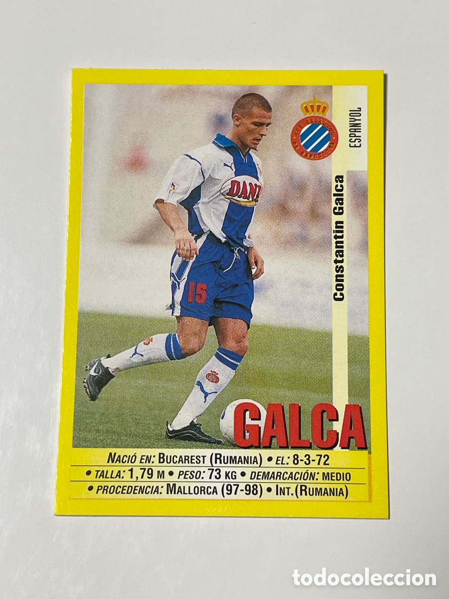 Cromos de F&uacute;tbol: Constantin Galca Espanyol Panini 1999/2000 #123