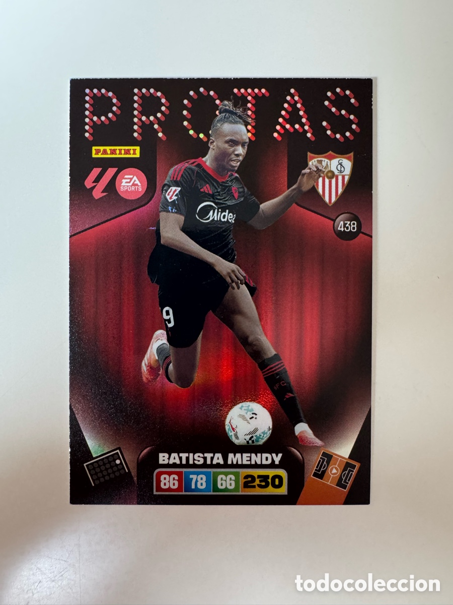 Cromos de F&uacute;tbol: PANINI ADRENALYN XL LIGA EA SPORTS 2025-2026 25-26 &ndash; PROTAS &ndash; Batista Mendy Sevilla FC N&ordm; 438