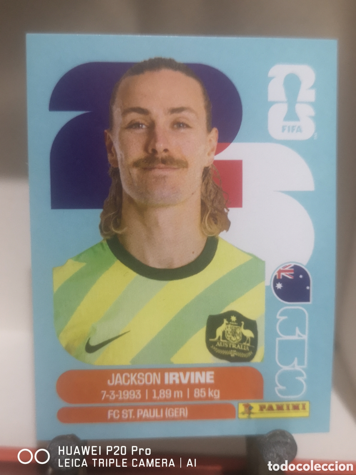 Cromos de F&uacute;tbol: FIFA WORLD CUP MUNDIAL 2026 IRVINE - AUS 11