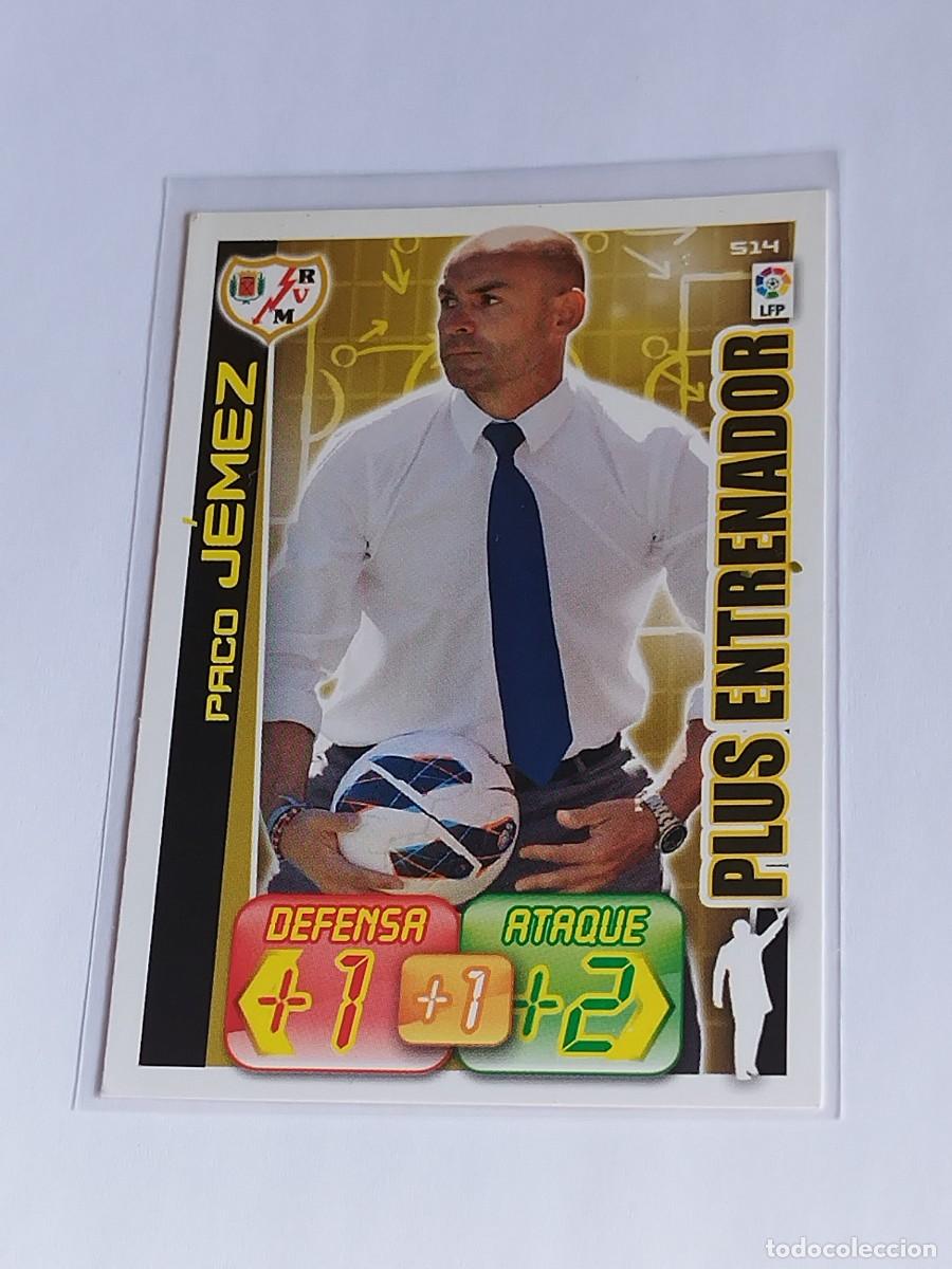 Cromos de F&uacute;tbol: PACO J&Eacute;MEZ PLUS ENTRENADOR #514 RAYO VALLECANO - ADRENALYN XL LA LIGA BBVA 2012 2013 - PANINI 12 13