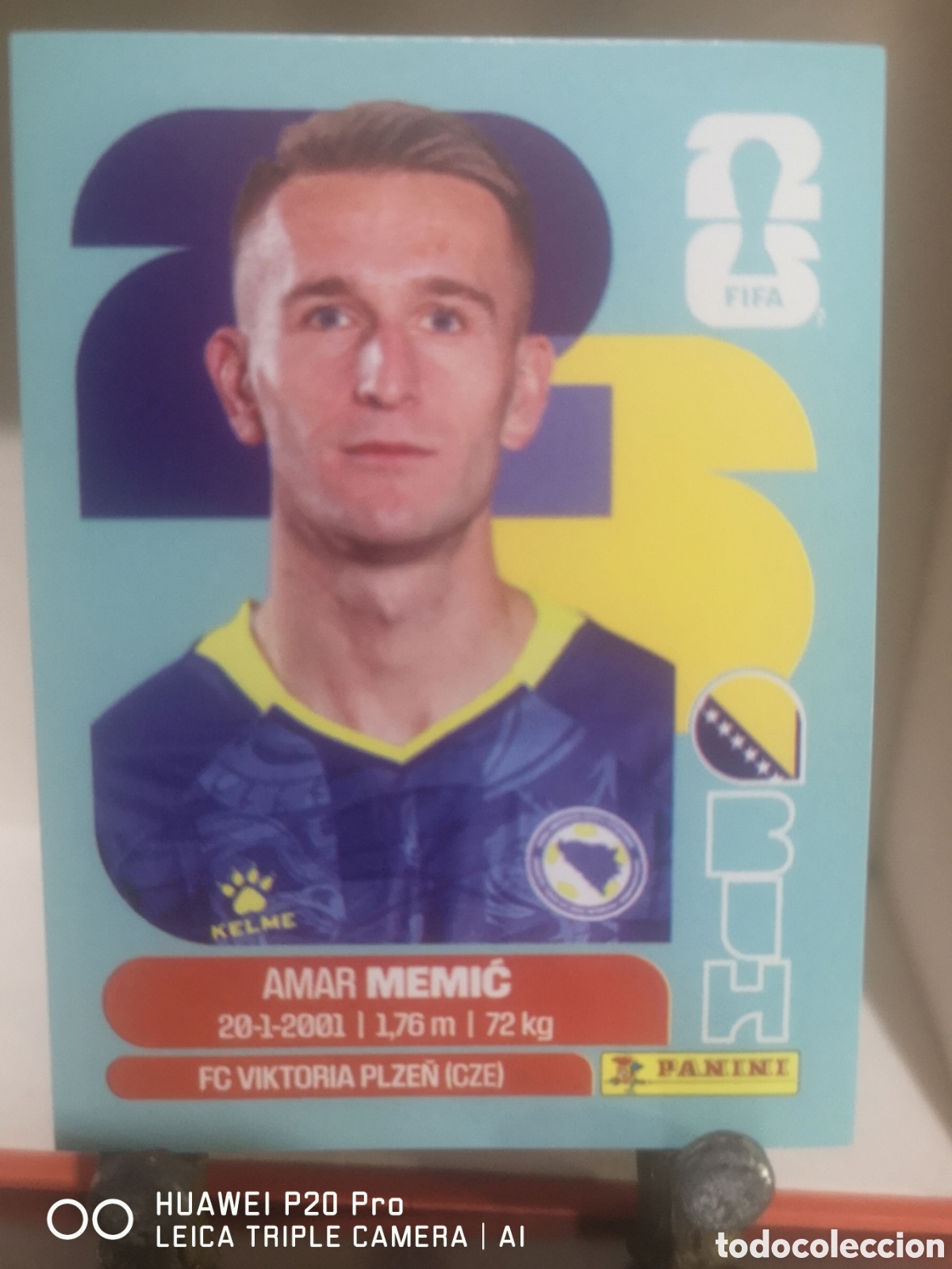 Cromos de F&uacute;tbol: FIFA WORLD CUP MUNDIAL 2026 AMAR MEMIC - BIH 16