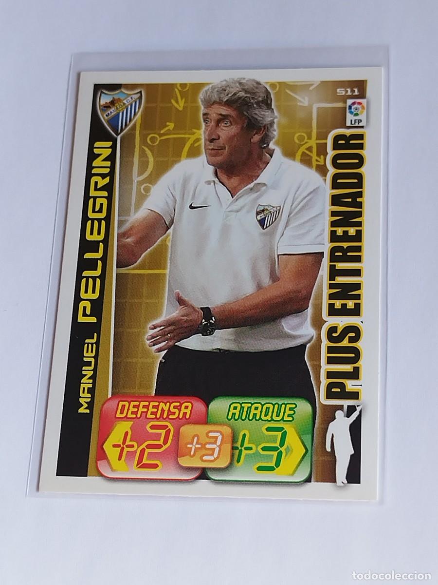 Cromos de F&uacute;tbol: PELLEGRINI PLUS ENTRENADOR #511 M&Aacute;LAGA CF - ADRENALYN XL LA LIGA BBVA 2012 2013 - PANINI 12 13