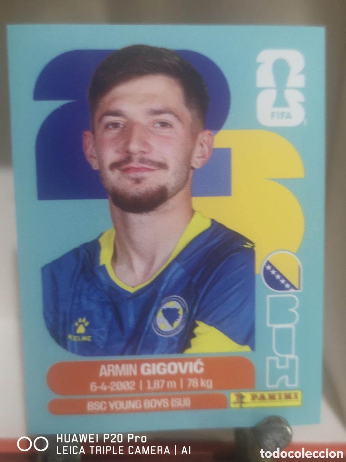 Cromos de F&uacute;tbol: FIFA WORLD CUP MUNDIAL 2026 ARMIN GIGOVIC - BIH 10