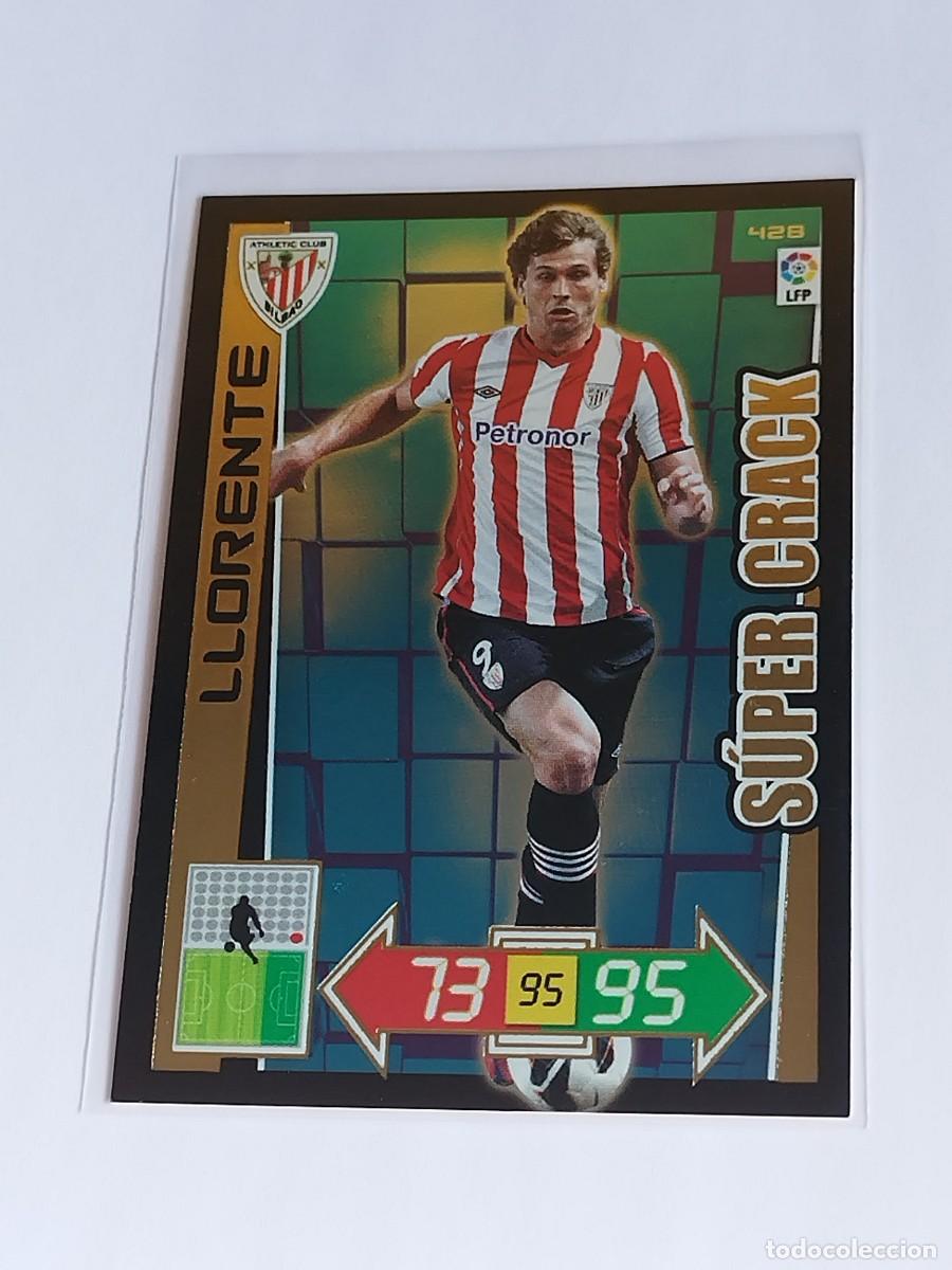 Cromos de F&uacute;tbol: LLORENTE S&Uacute;PER CRACK #428 ATHLETIC CLUB - ADRENALYN XL LA LIGA BBVA 2012 2013 - PANINI 12 13