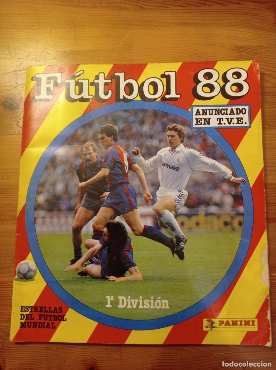 Cromos de F&uacute;tbol: Album PANINI F&uacute;tbol 88 COMPLETO
