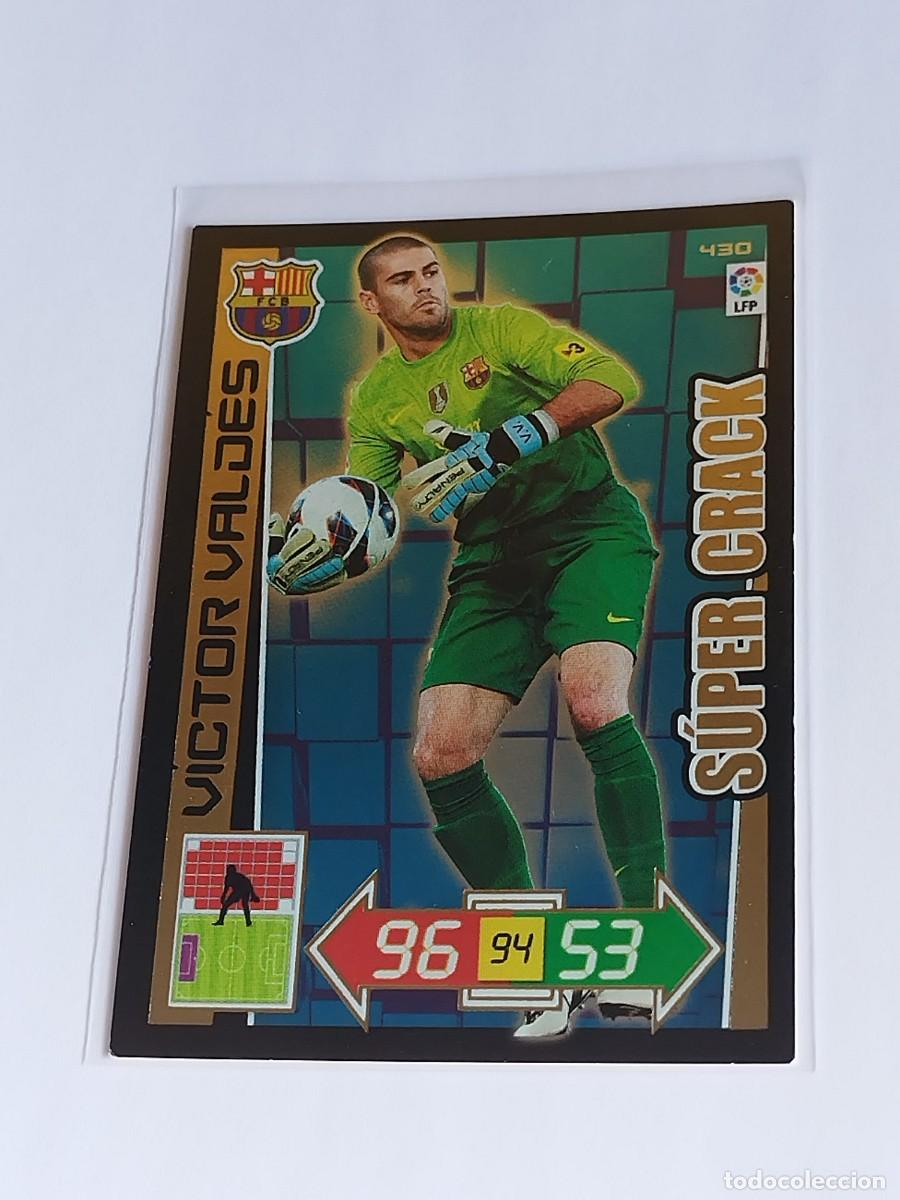 Cromos de F&uacute;tbol: V&Iacute;CTOR VALD&Eacute;S S&Uacute;PER CRACK #430 FC BARCELONA - ADRENALYN XL LA LIGA BBVA 2012 2013 - PANINI 12 13