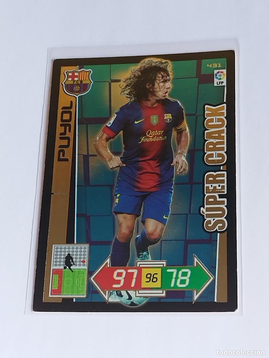 Cromos de F&uacute;tbol: PUYOL S&Uacute;PER CRACK #431 FC BARCELONA - ADRENALYN XL LA LIGA BBVA 2012 2013 - PANINI 12 13