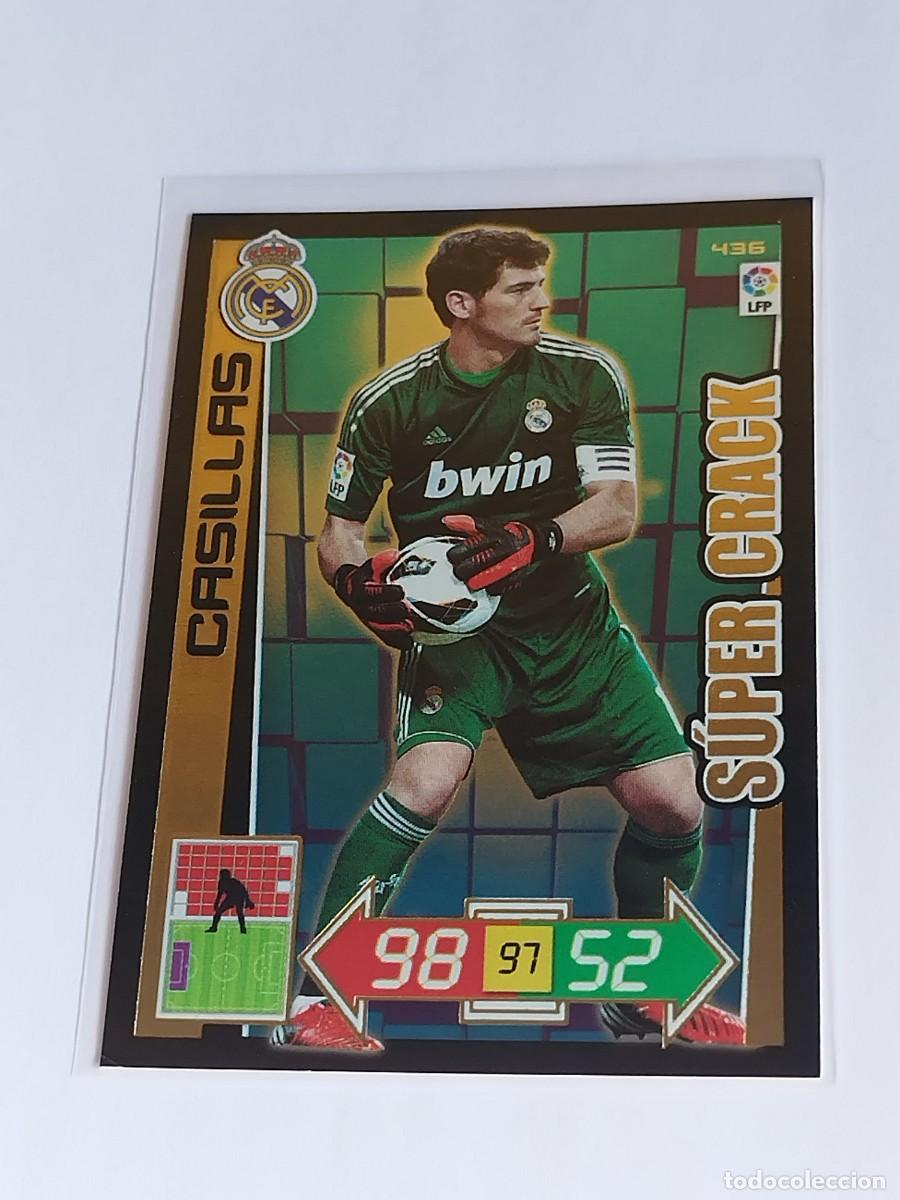 Cromos de F&uacute;tbol: CASILLAS S&Uacute;PER CRACK #436 REAL MADRID - ADRENALYN XL LA LIGA BBVA 2012 2013 - PANINI 12 13