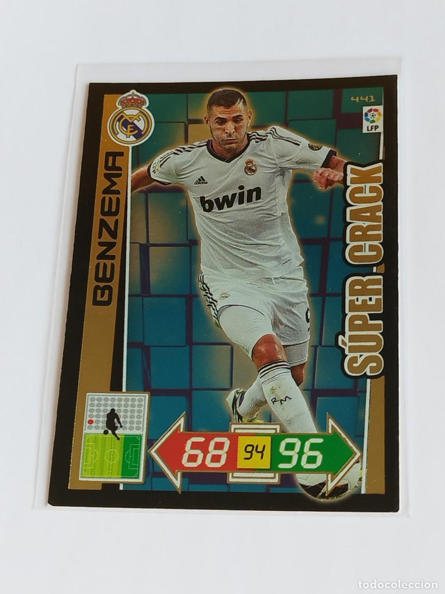 Cromos de F&uacute;tbol: BENZEMA S&Uacute;PER CRACK #441 REAL MADRID - ADRENALYN XL LA LIGA BBVA 2012 2013 - PANINI 12 13