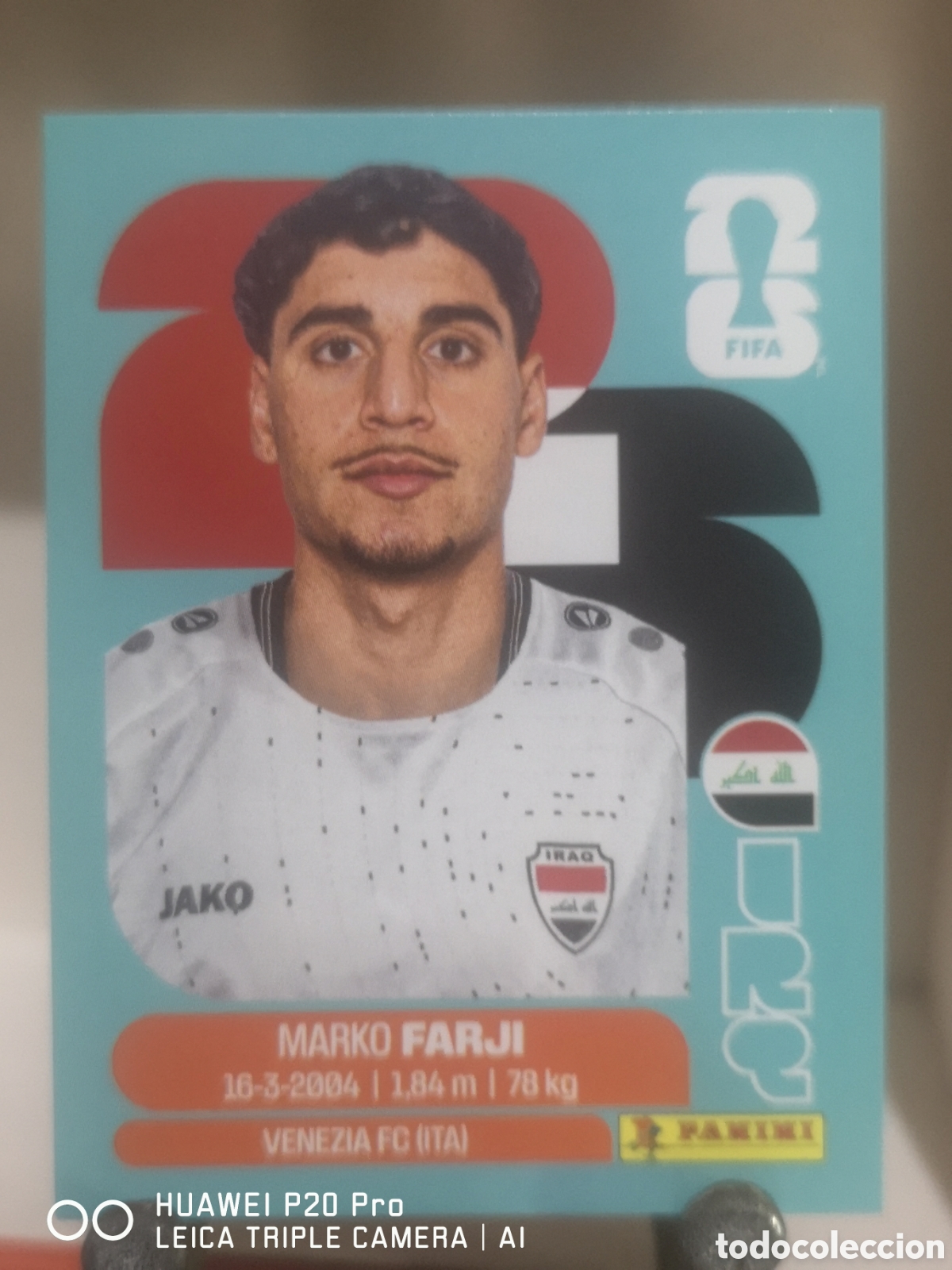 Cromos de F&uacute;tbol: FIFA WORLD CUP MUNDIAL 2026 MARKO FARJI - IRQ 16
