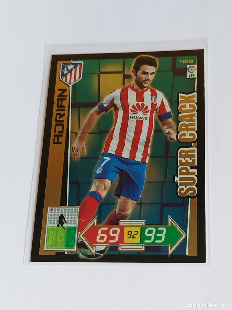 Cromos de F&uacute;tbol: ADRI&Aacute;N S&Uacute;PER CRACK #429 ATL&Eacute;TICO MADRID - ADRENALYN XL LA LIGA BBVA 2012 2013 - PANINI 12 13
