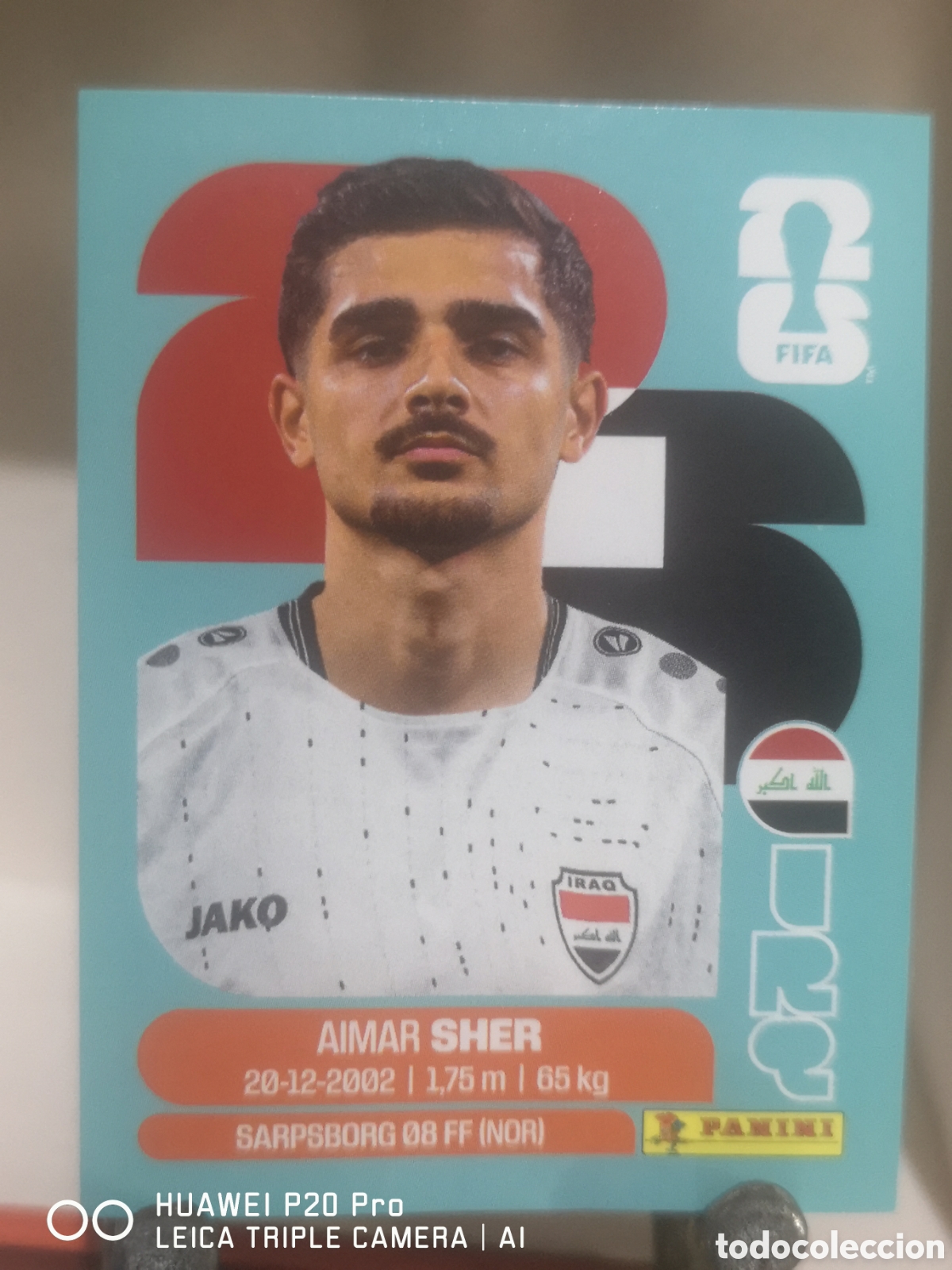 Cromos de F&uacute;tbol: FIFA WORLD CUP MUNDIAL 2026 AIMAR SHER - IRQ 15