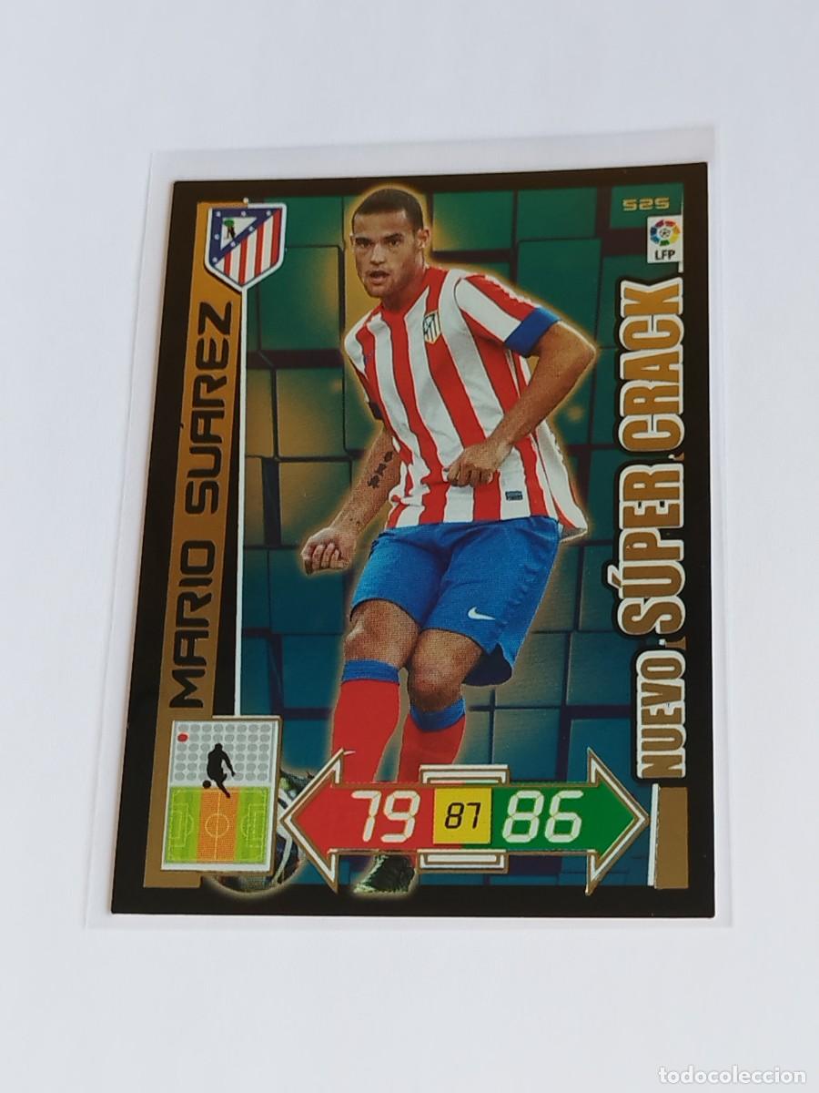 Cromos de F&uacute;tbol: MARIO SU&Aacute;REZ NUEVO S&Uacute;PER CRACK #525 ATL&Eacute;TICO MADRID ADRENALYN XL LA LIGA BBVA 2012 2013 PANINI 12 13