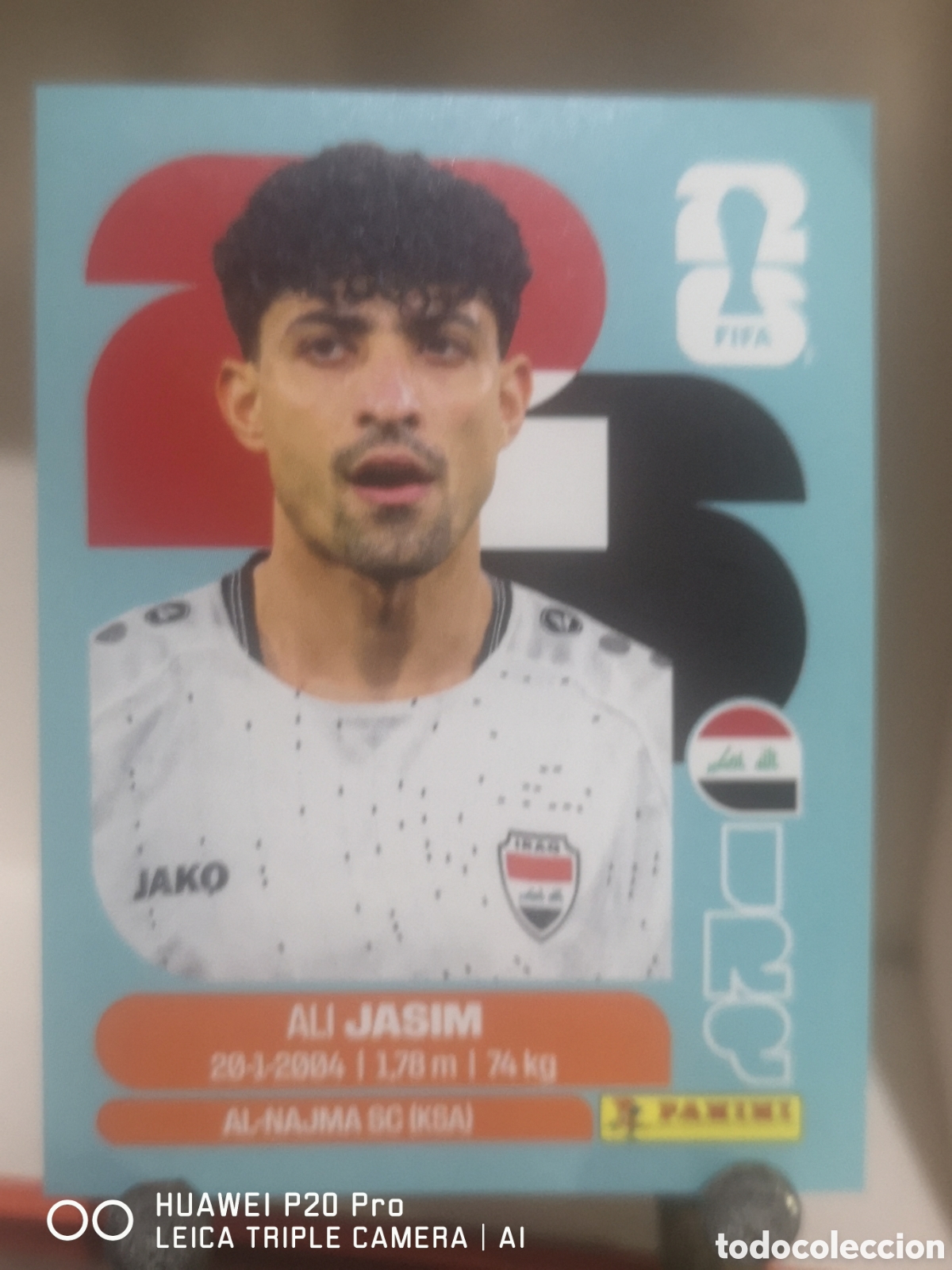 Cromos de F&uacute;tbol: FIFA WORLD CUP MUNDIAL 2026 ALI JASIM - IRQ 12