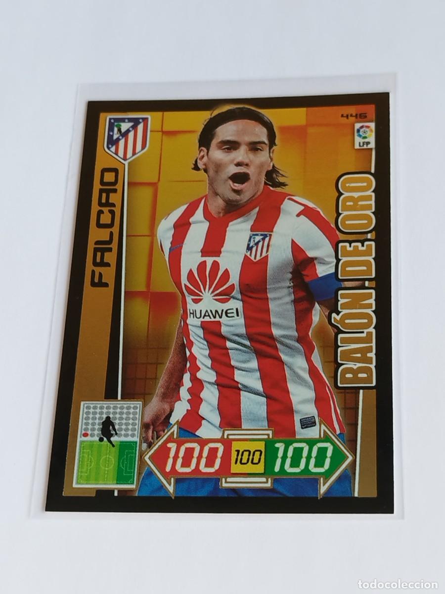 Cromos de F&uacute;tbol: FALCAO BAL&Oacute;N DE ORO #446 ATL&Eacute;TICO MADRID - ADRENALYN XL LA LIGA BBVA 2012 2013 - PANINI 12 13