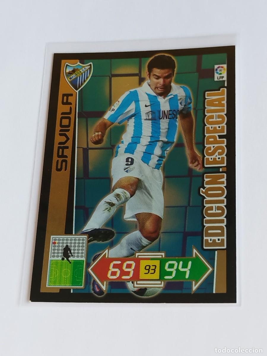 Cromos de F&uacute;tbol: SAVIOLA EDICI&Oacute;N ESPECIAL M&Aacute;LAGA CF - ADRENALYN XL LA LIGA BBVA 2012 2013 - PANINI 12 13